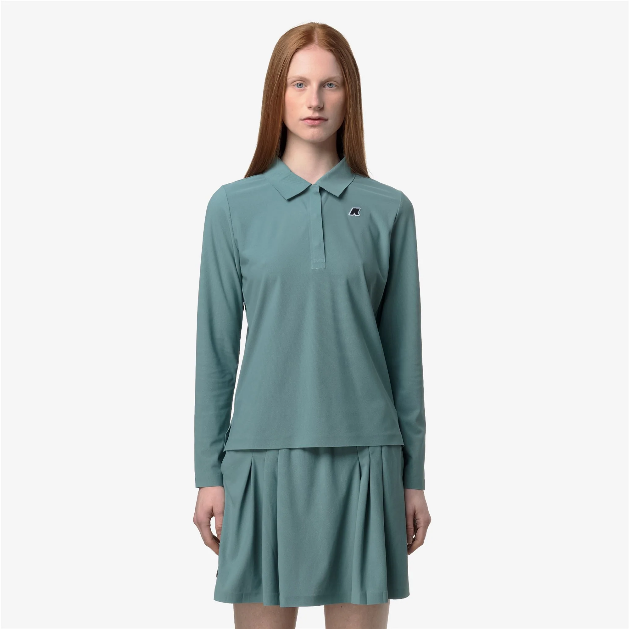 FLIER GOLF - Active Jerseys - Polo Shirt - Woman - GREEN MINE - Image 4