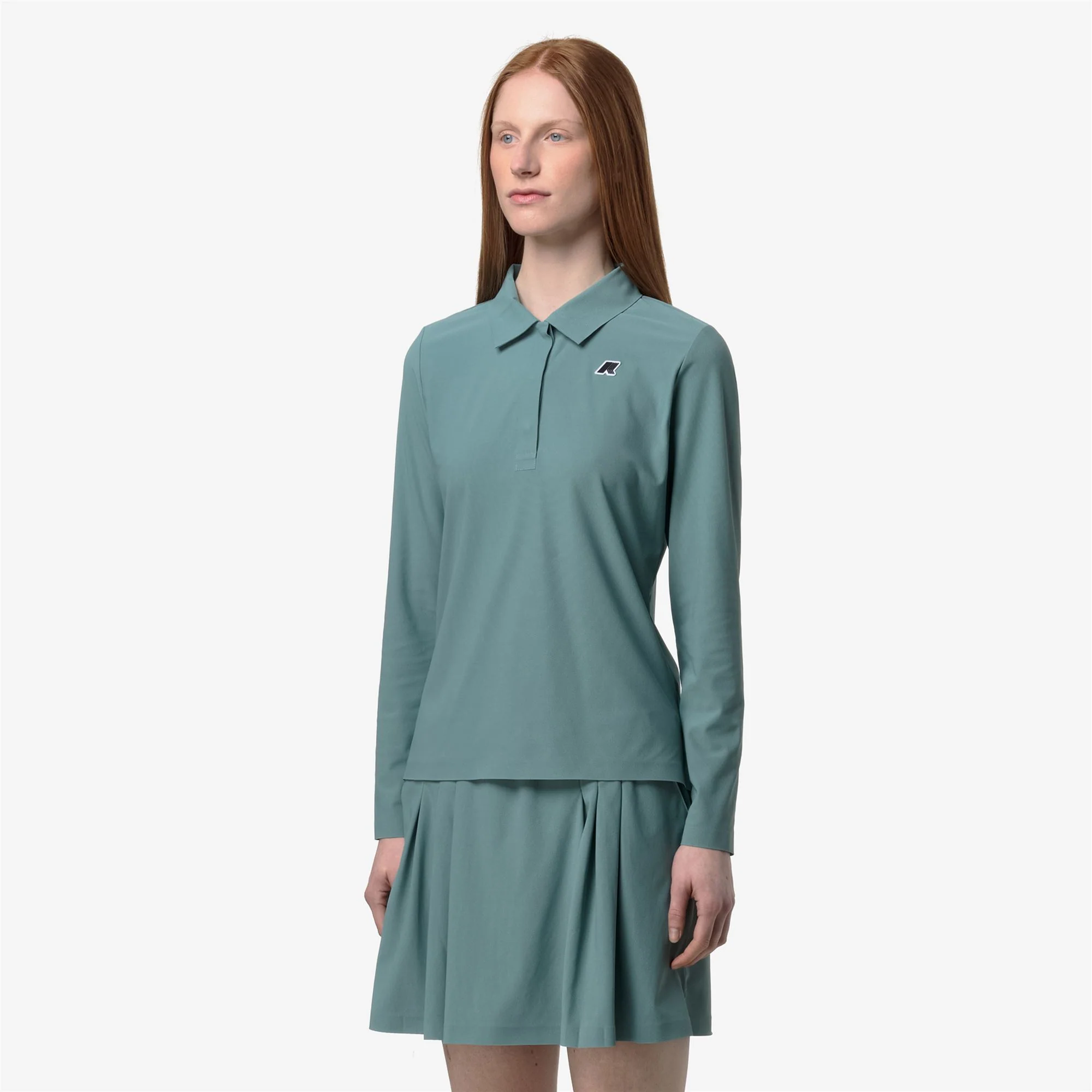 FLIER GOLF - Active Jerseys - Polo Shirt - Woman - GREEN MINE - Image 5