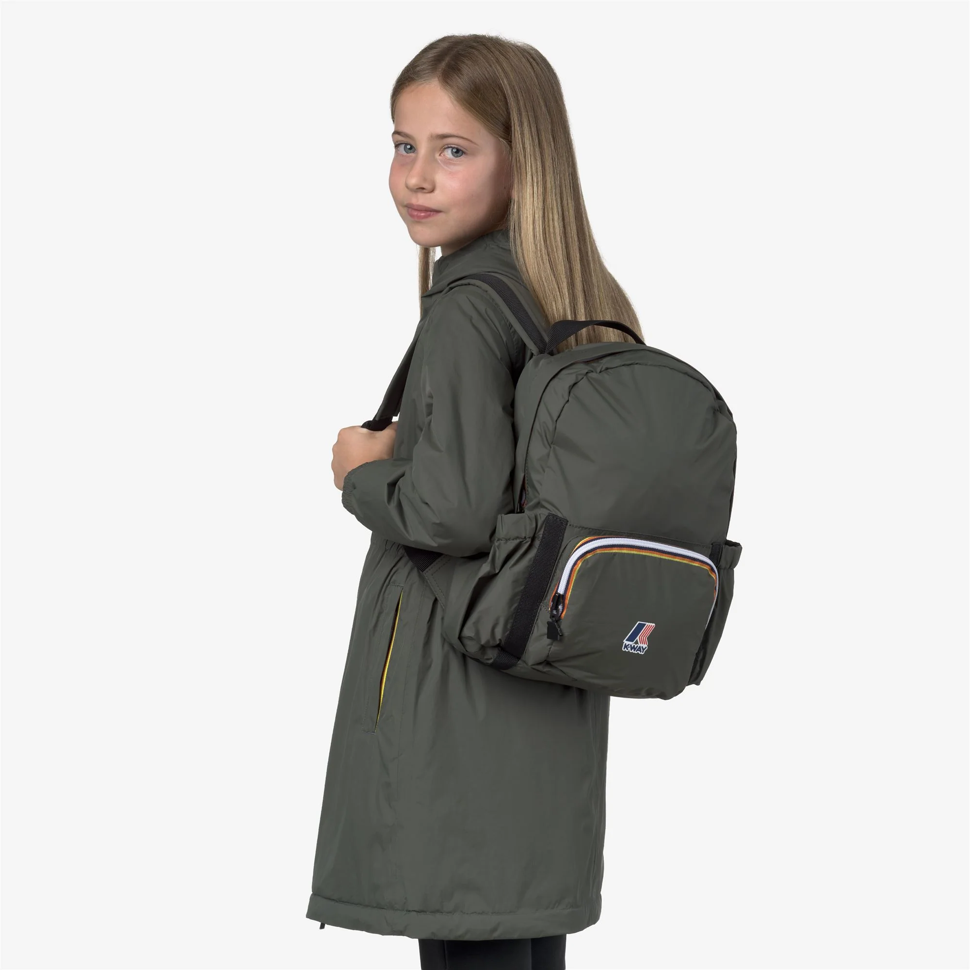 P. LE VRAI 4.0 MICHELET - Bags - Backpack - Kid unisex - GREEN BLACKISH - Image 5