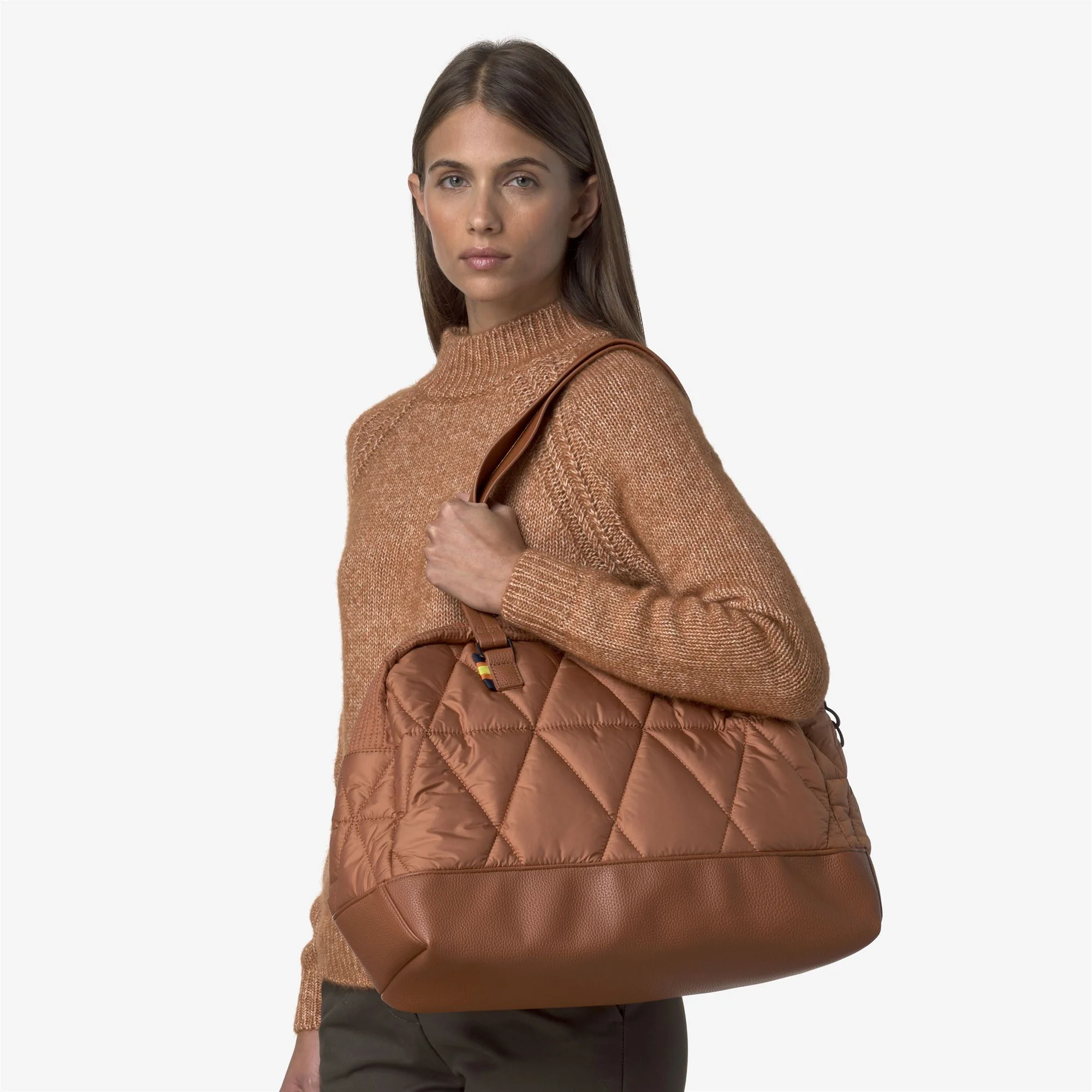 DIANNE - Bags - TOTE BAG - Unisex - ORANGE ADOBE-ECO LEATHER - Image 4