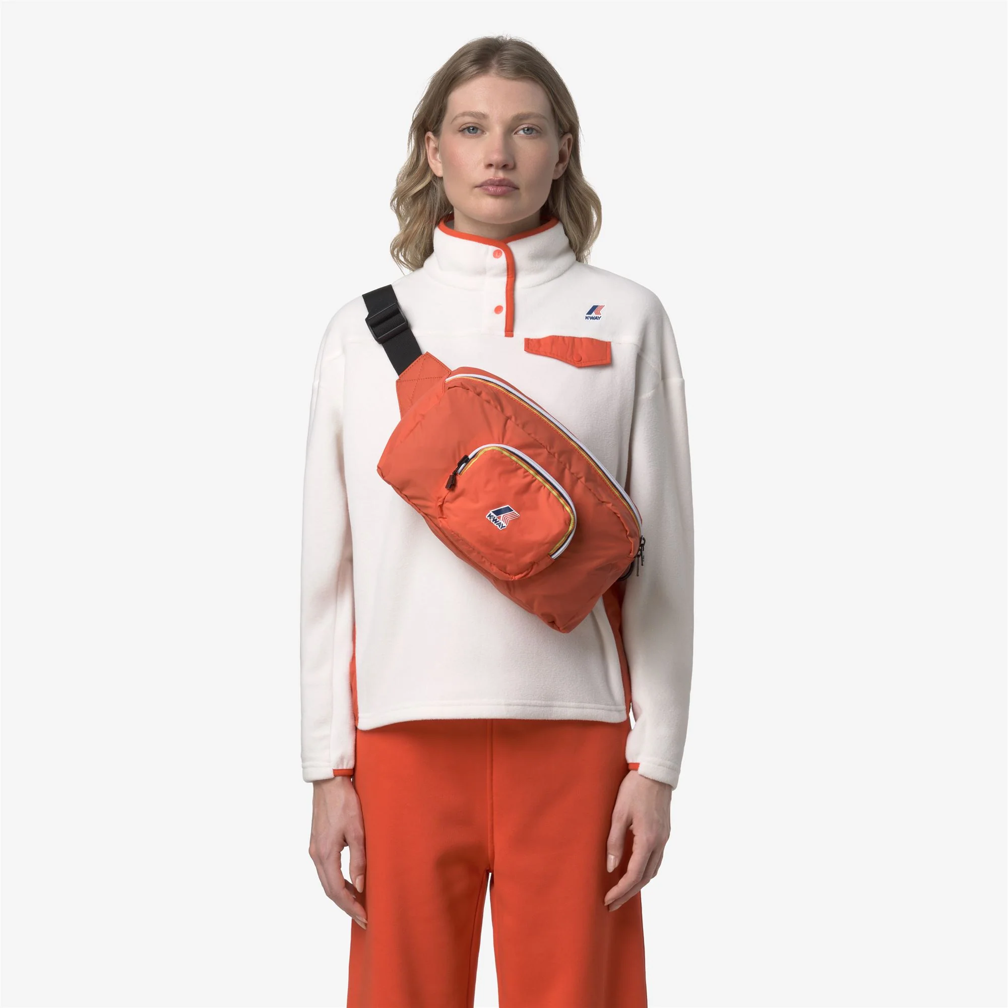 LE VRAI 4.0 SYLVAIN - Bags - Waist  Bag - Unisex - ORANGE FIESTA - Image 4