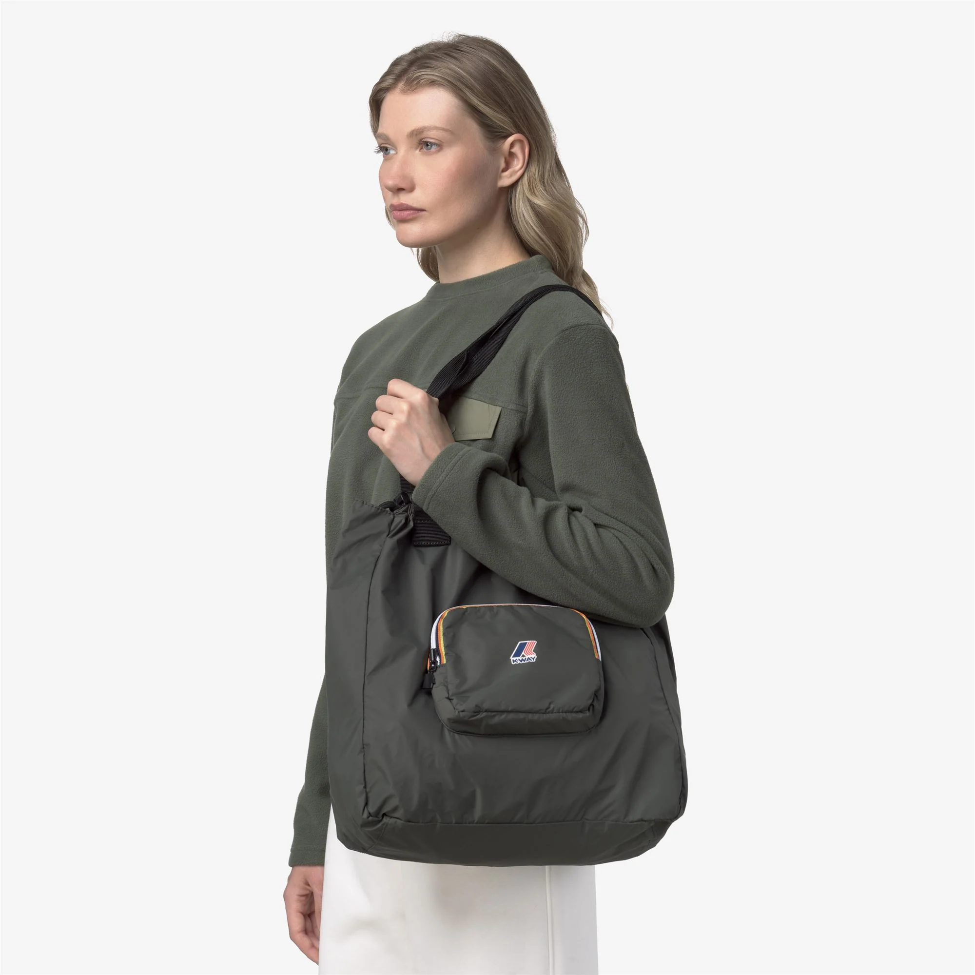 LE VRAI 4.0 VICTORINE - Bags - Shopping Bag - Unisex - GREEN BLACKISH - Image 5