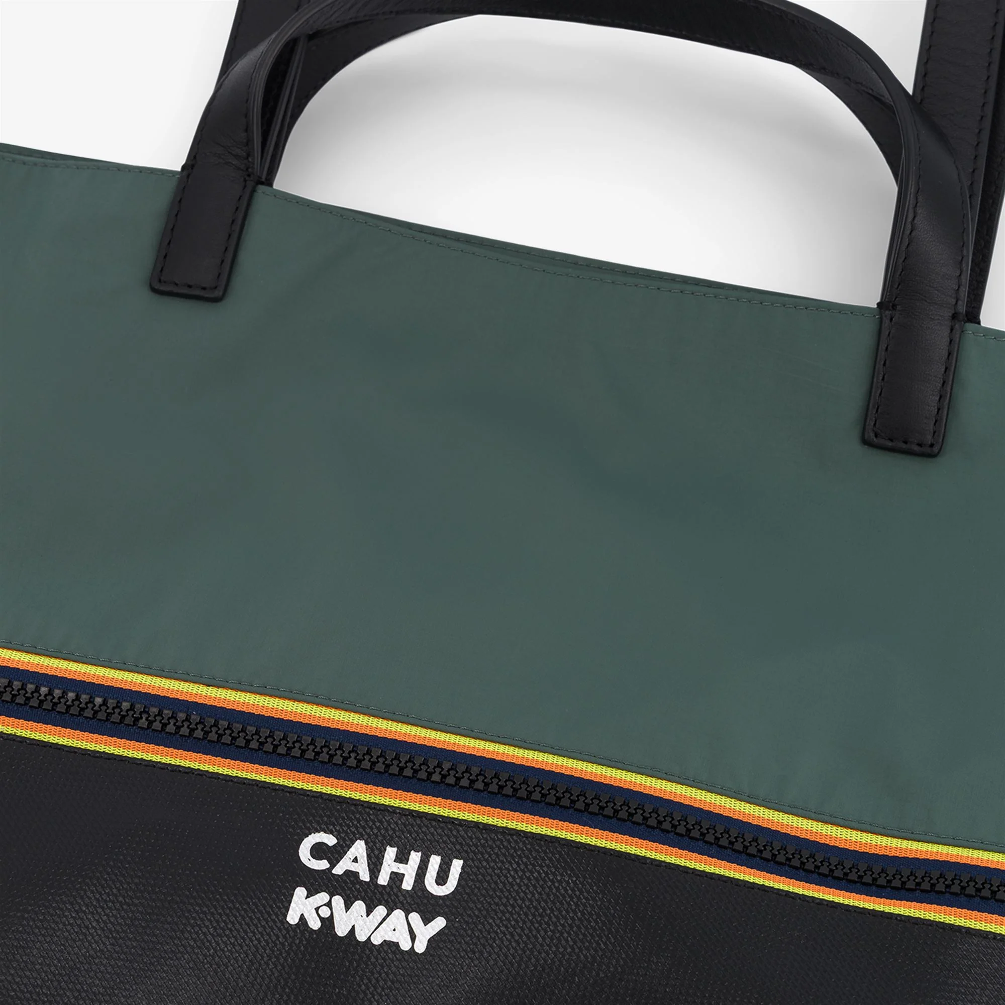 PRATIQUE MEDIUM - Bags - TOTE BAG - Unisex - BLACK-GREEN GREYSH - Image 5