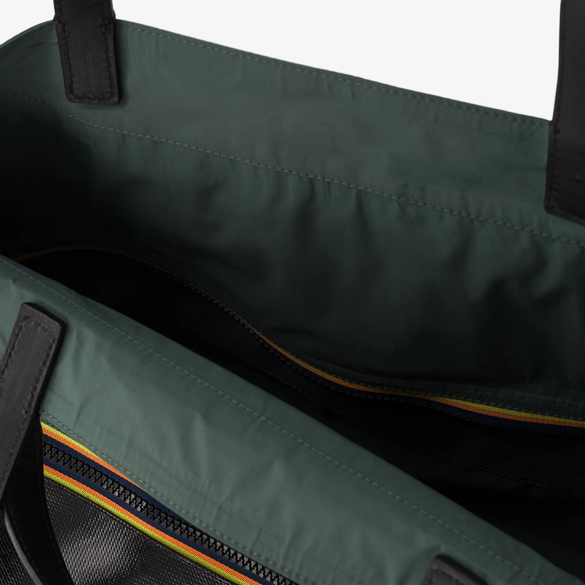 PRATIQUE MEDIUM - Bags - TOTE BAG - Unisex - BLACK-GREEN GREYSH - Image 6