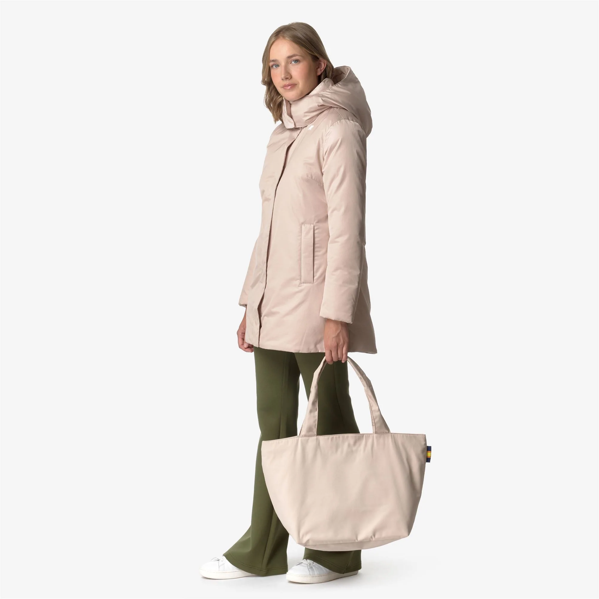 CLERE TWILL - Bags - TOTE BAG - Woman - PINK TINT-NATURAL - Image 5