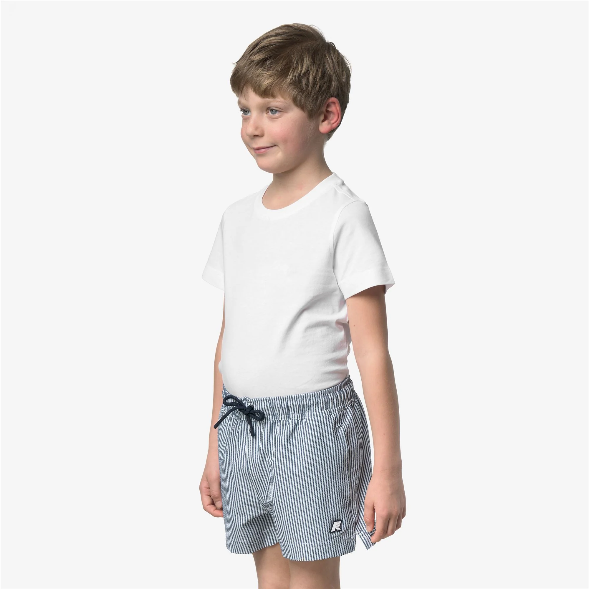 P. HAZEL STRIPES BEACH - Bathing Suits - Swimming Trunks - Boy - WHITE-BLUE DEPTH - Image 4