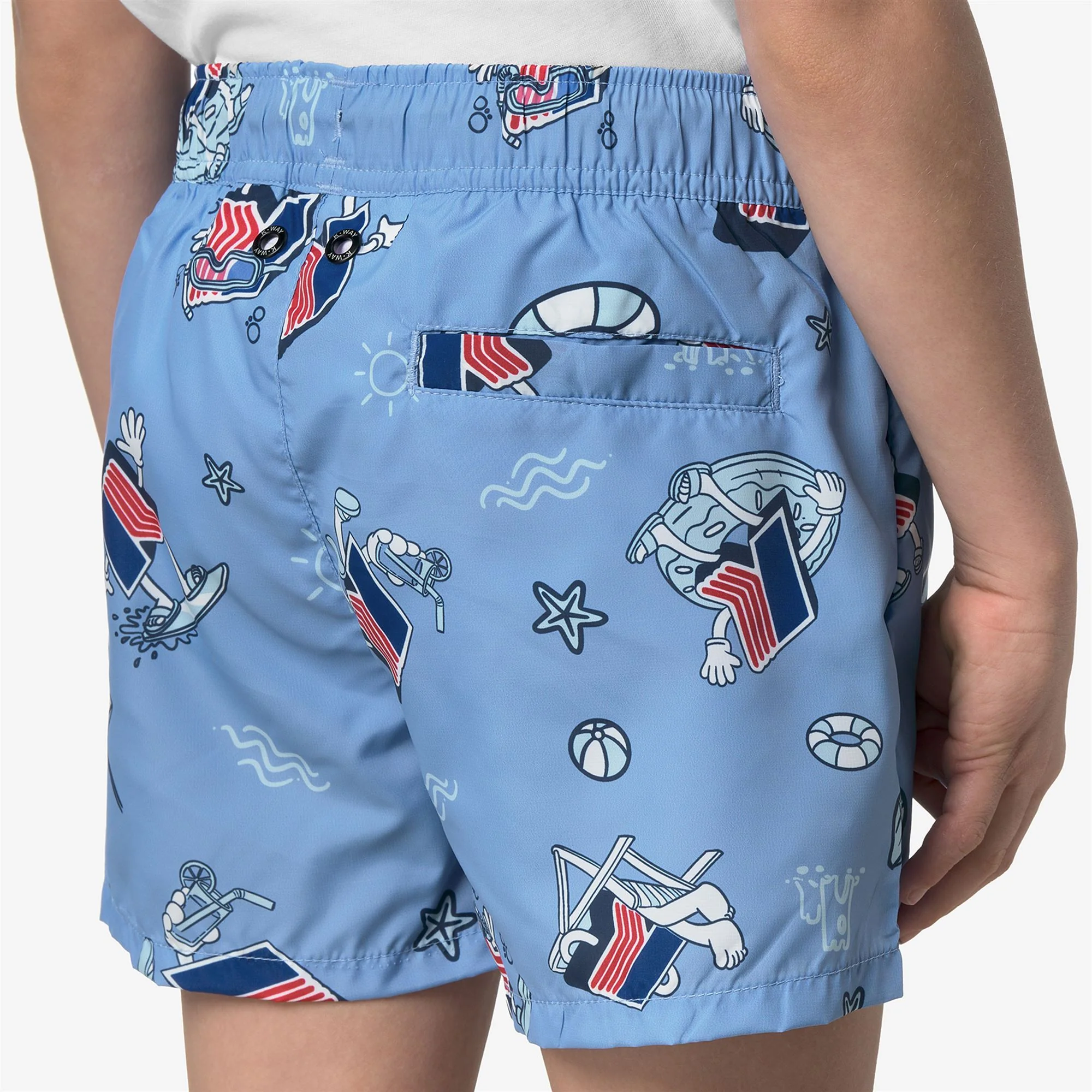 P. LE VRAI OLIVIER GRAPHIC - Bathing Suits - Swimming Trunks - Boy - K SUMMER BOY - Image 3