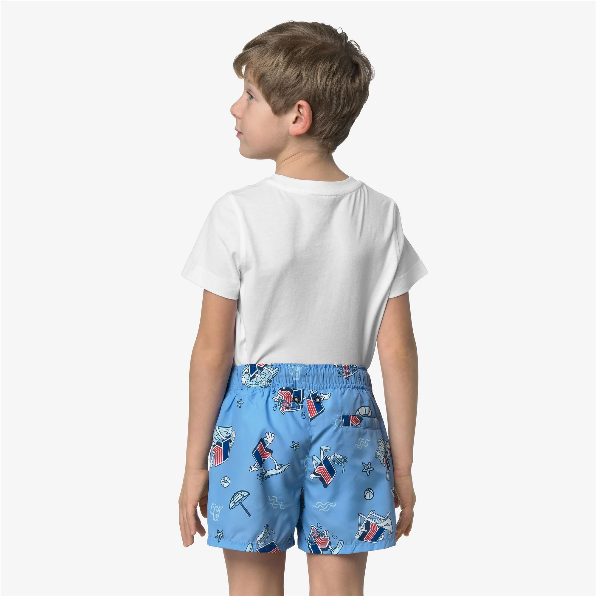 P. LE VRAI OLIVIER GRAPHIC - Bathing Suits - Swimming Trunks - Boy - K SUMMER BOY - Image 6