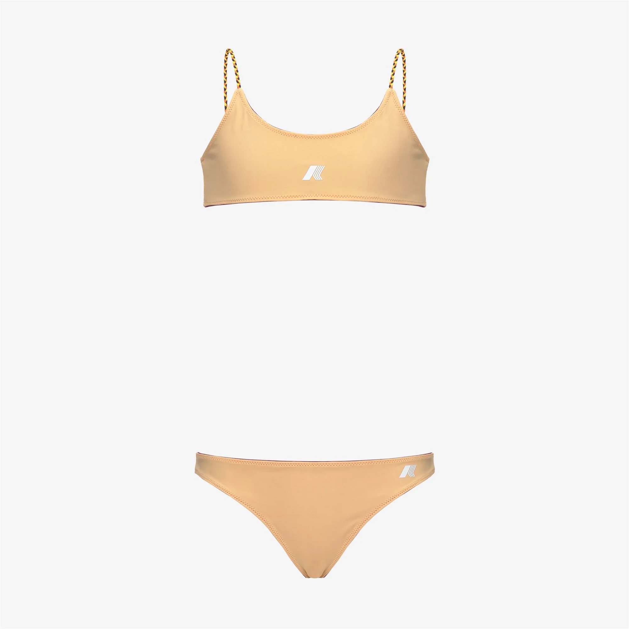 P. SCARLETT REVERSIBLE BEACH - Bathing Suits - Bikini - Girl - VIOLET-ORANGE AMBER - Image 2