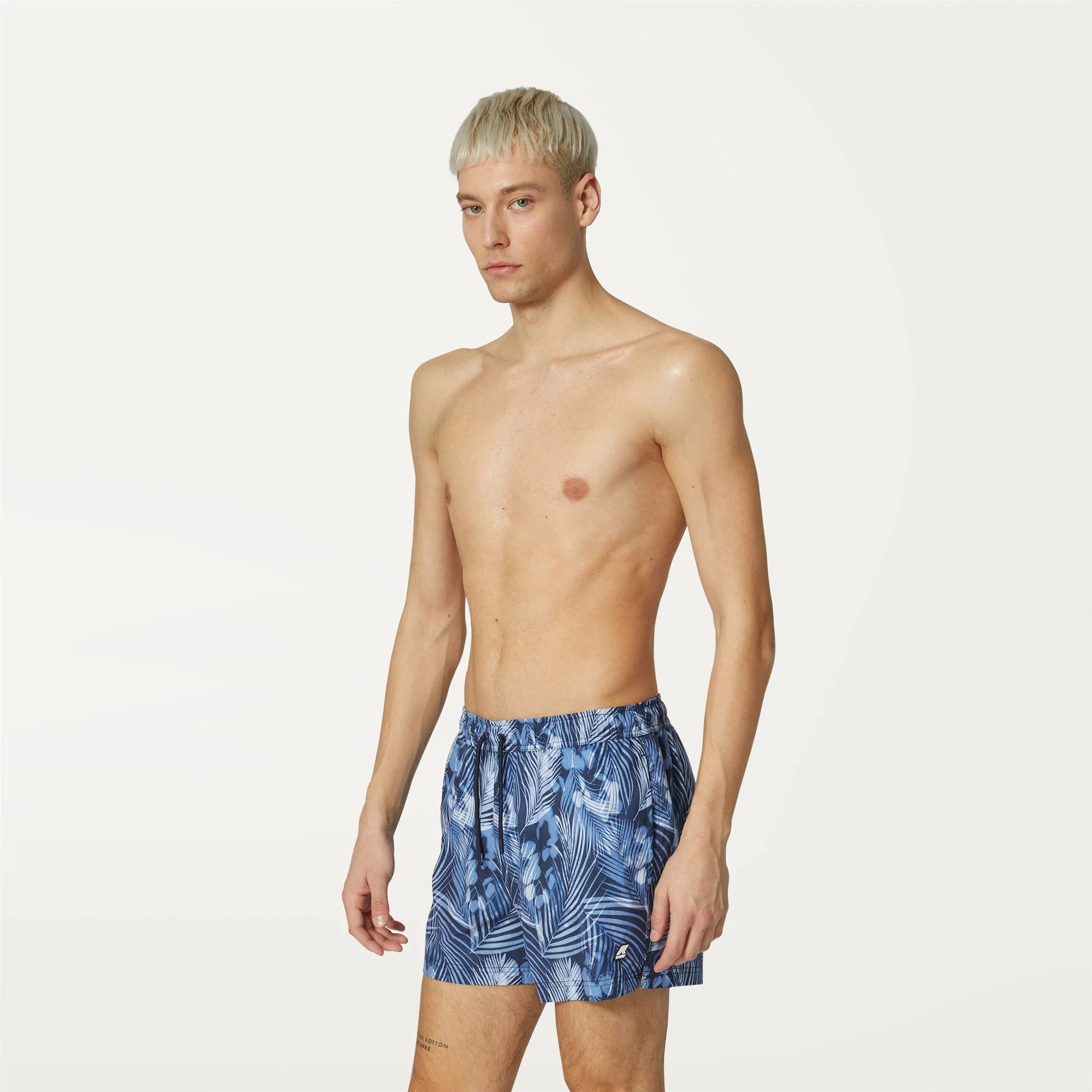 AIRY GRAPHIC - Bathing Suits - Swimming Trunks - Man - INDIGO JUNGLE - Image 4