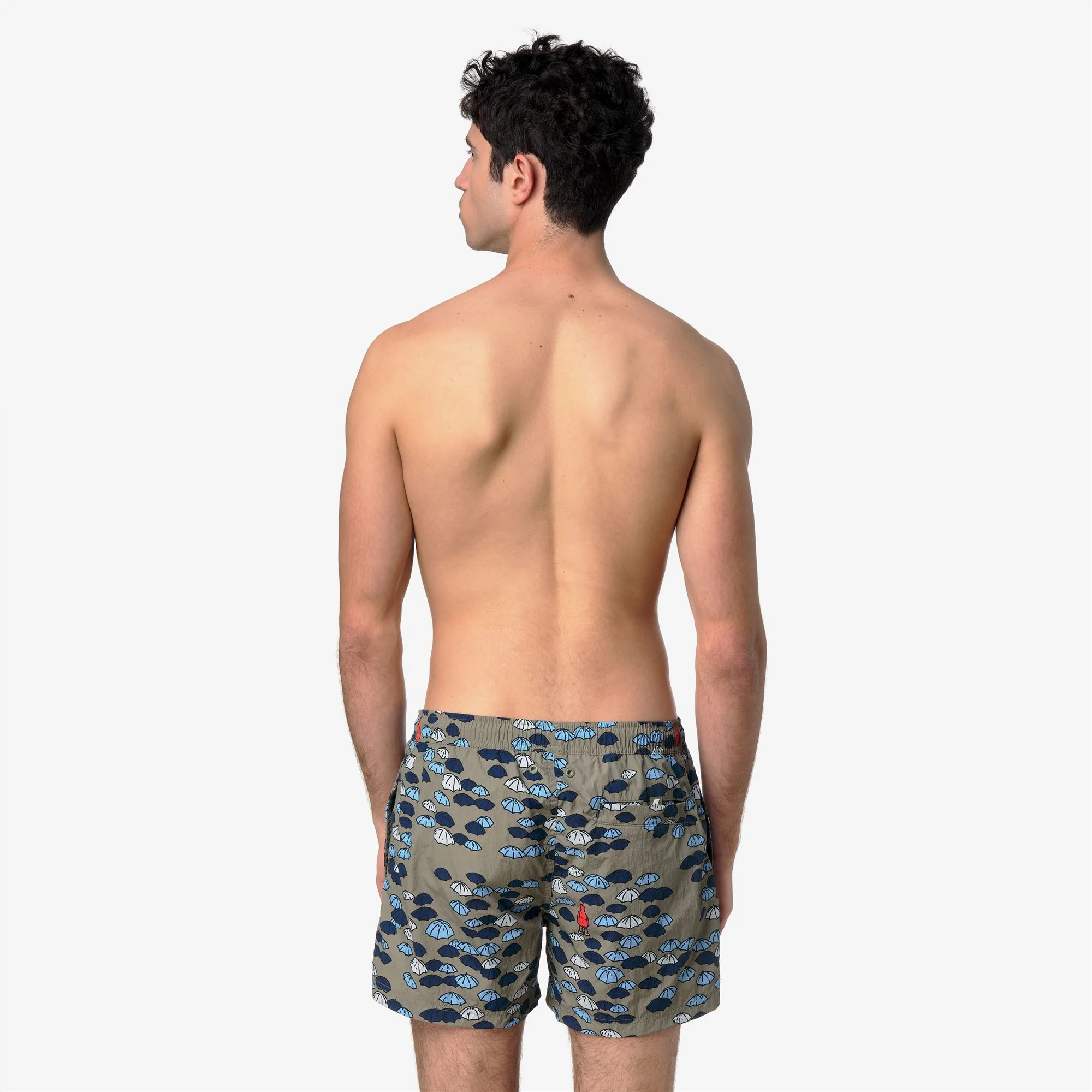 HAZEL AOP - Bathing Suits - Swimming Trunks - Man - GREEN LICHEN - Image 5
