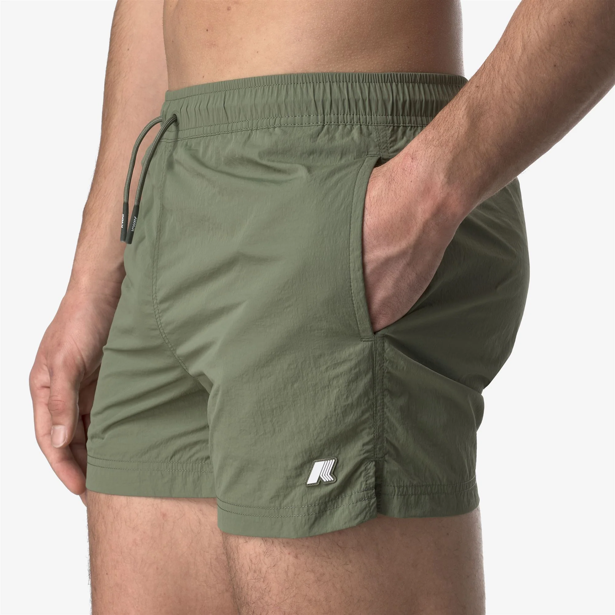 HAZEL BEACH - Bathing Suits - Swimming Trunks - Man - GREEN LICHEN - Image 2