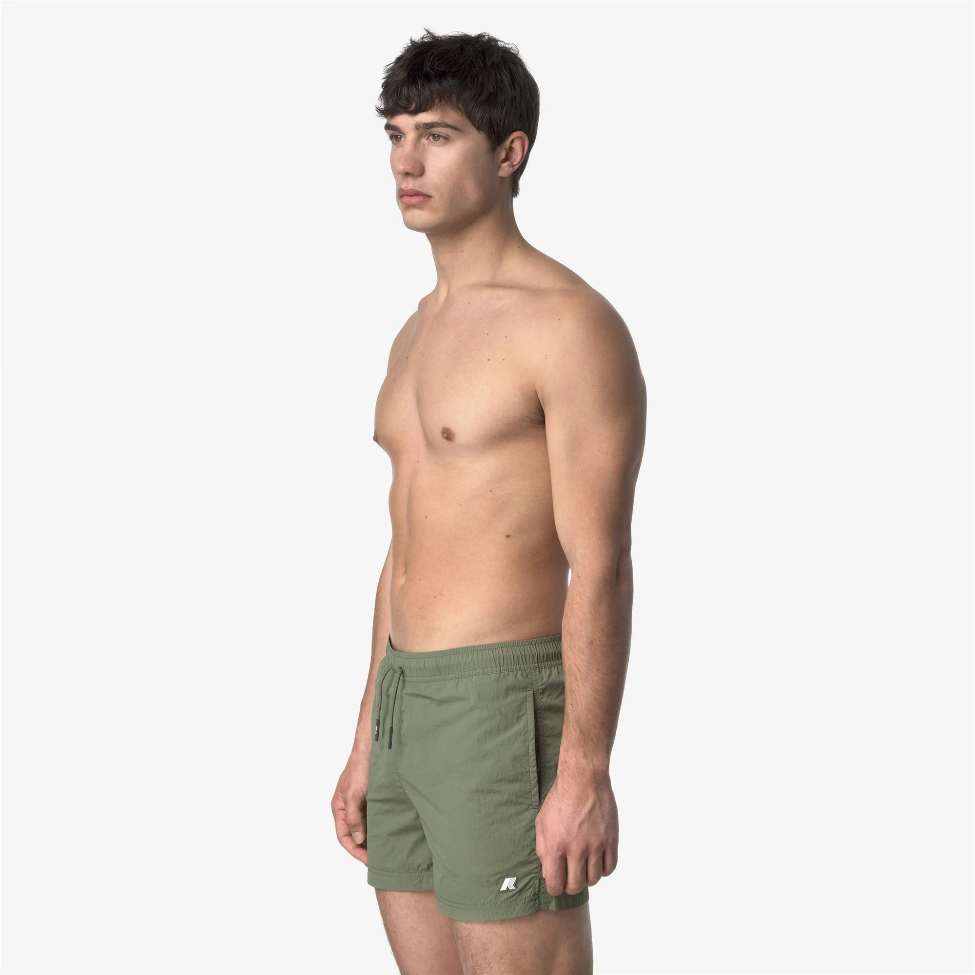 HAZEL BEACH - Bathing Suits - Swimming Trunks - Man - GREEN LICHEN - Image 4