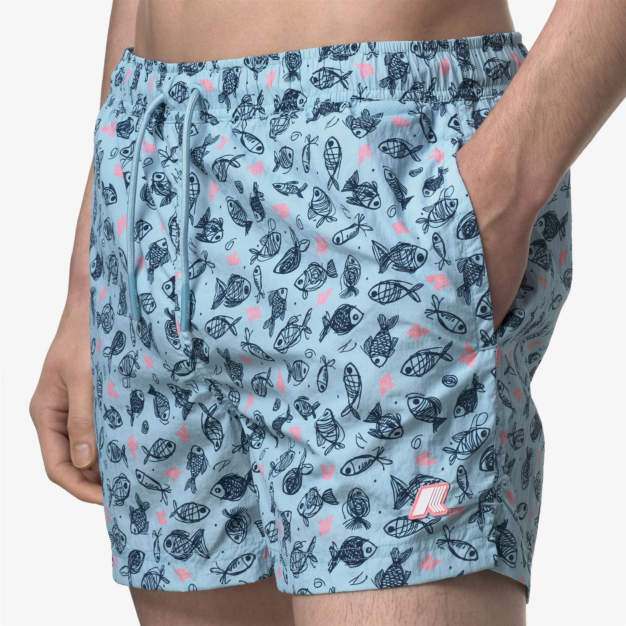 HAZEL GRAPHIC BEACH - Bathing Suits - Swimming Trunks - Man - GRAPHIC FISHES - Image 2
