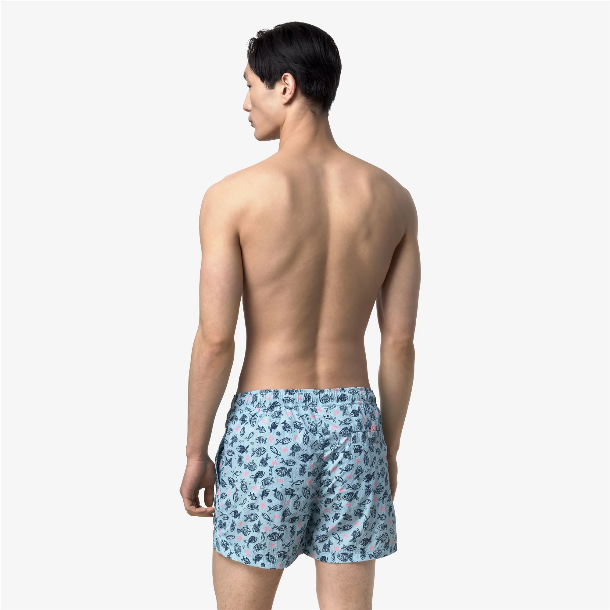 HAZEL GRAPHIC BEACH - Bathing Suits - Swimming Trunks - Man - GRAPHIC FISHES - Image 5