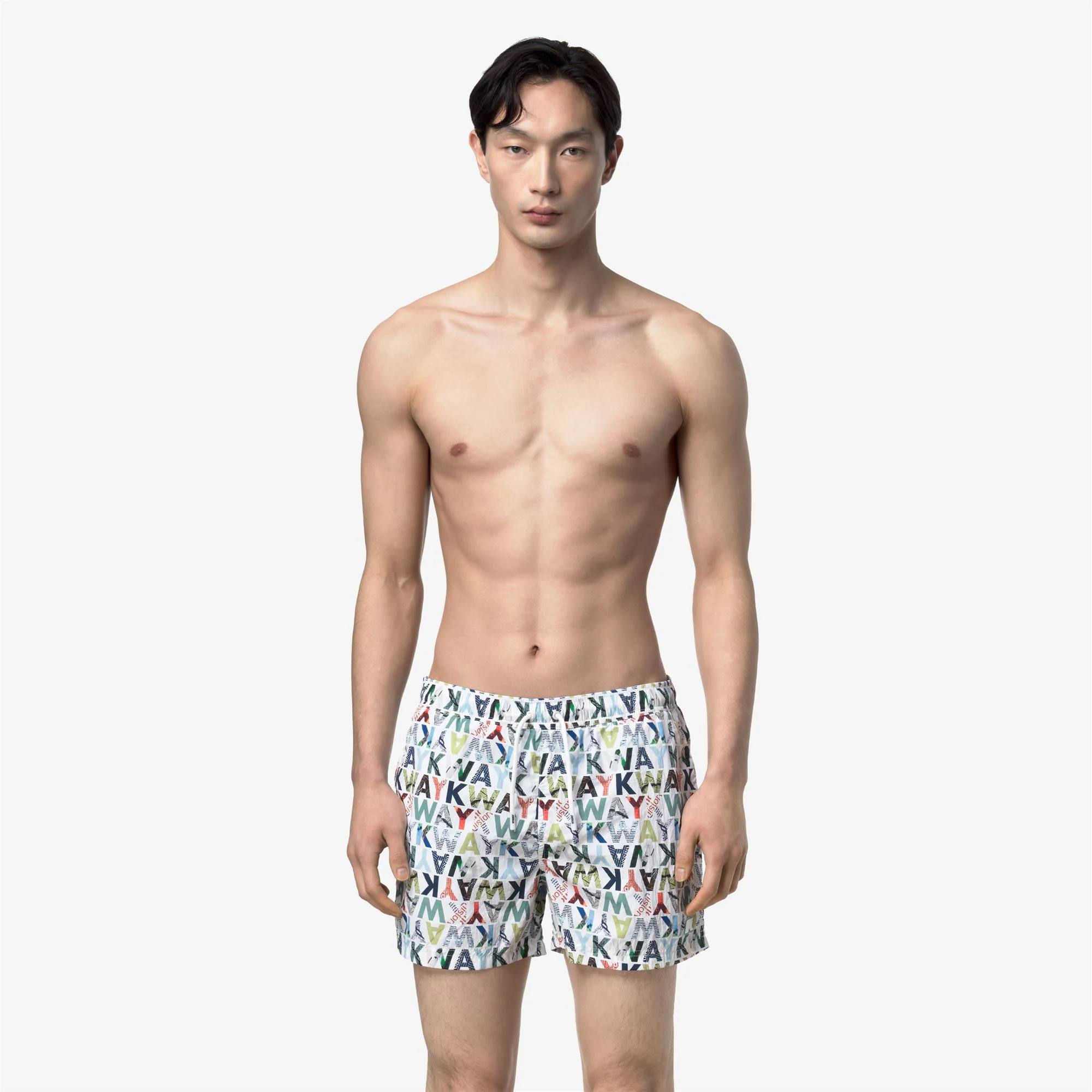 HAZEL GRAPHIC BEACH - Bathing Suits - Swimming Trunks - Man - GRAPHIC LETTERING - Image 3