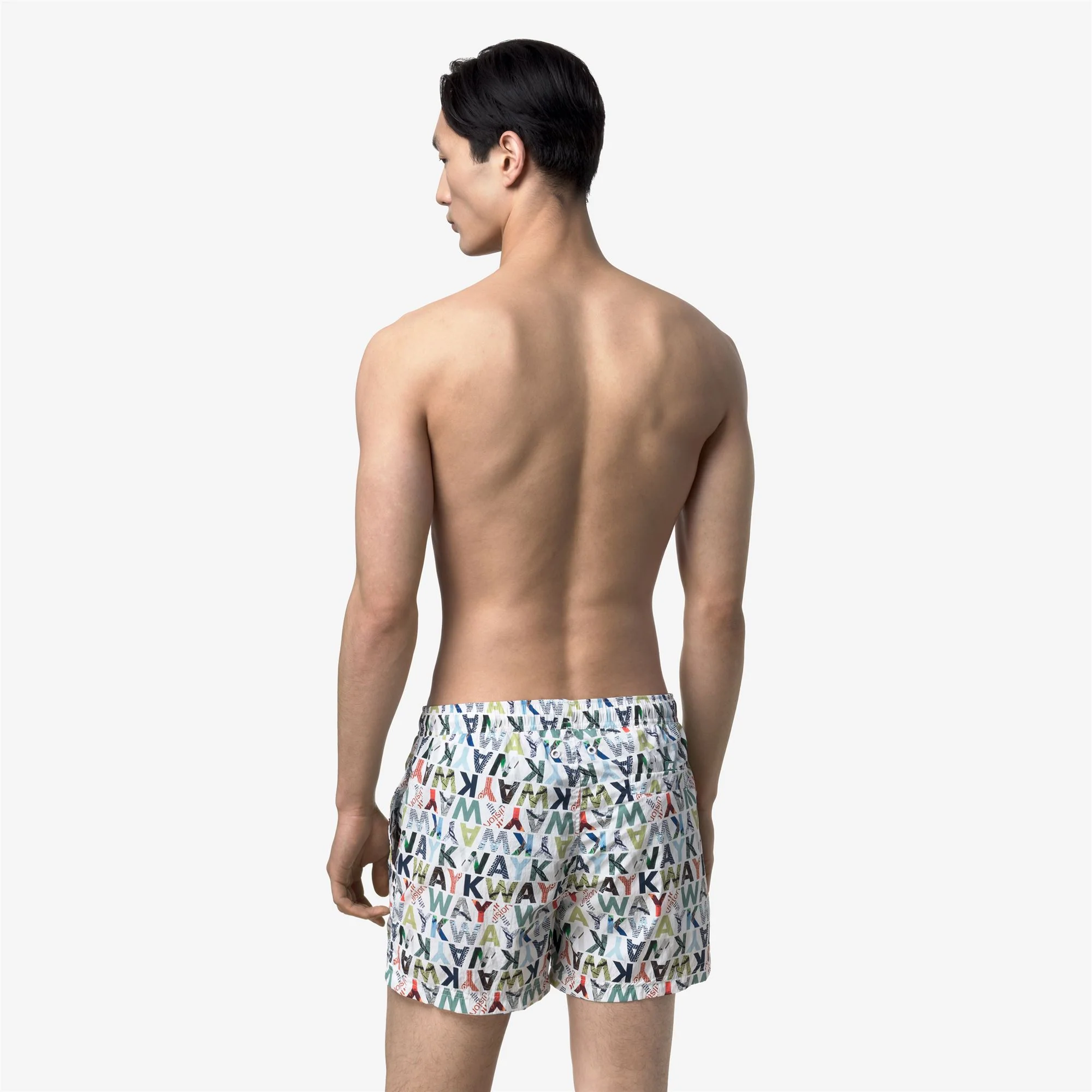 HAZEL GRAPHIC BEACH - Bathing Suits - Swimming Trunks - Man - GRAPHIC LETTERING - Image 5