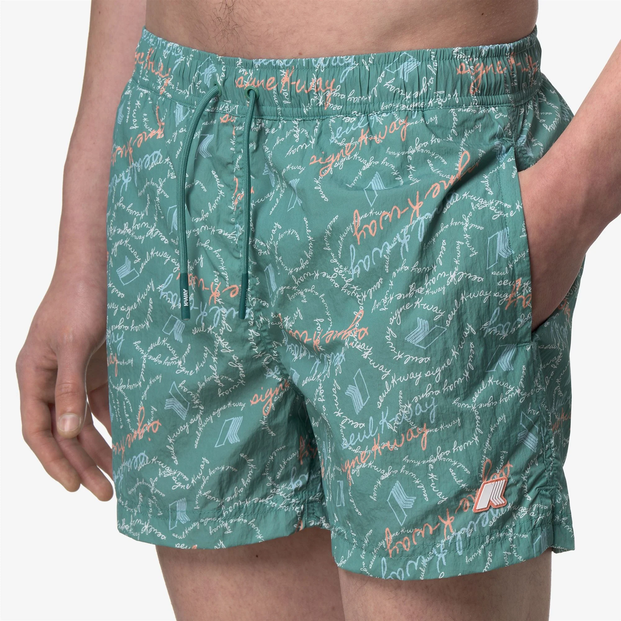HAZEL GRAPHIC BEACH - Bathing Suits - Swimming Trunks - Man - GRAPHIC SEUL K-WAY - Image 2