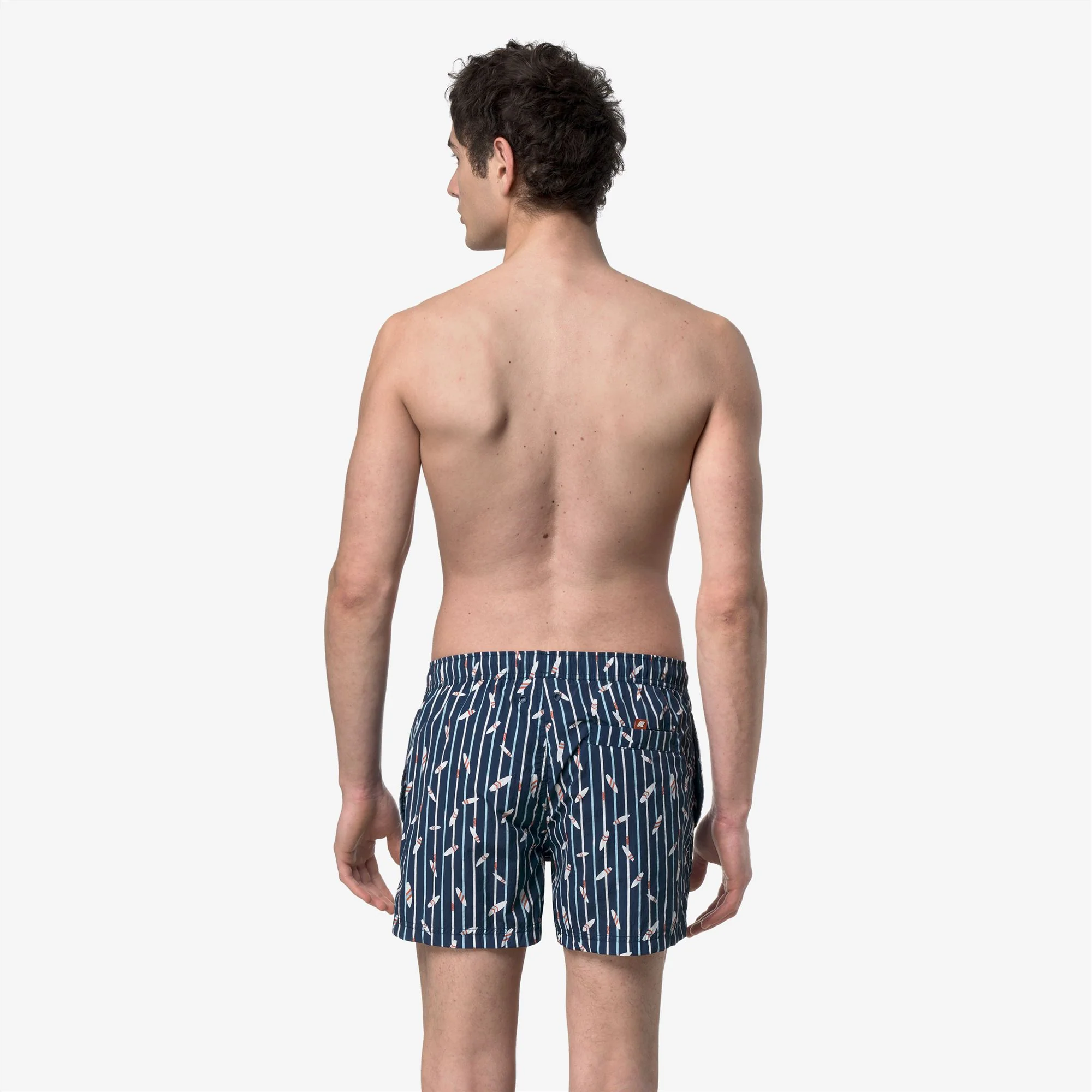HAZEL GRAPHIC BEACH - Bathing Suits - Swimming Trunks - Man - GRAPHIC SURF AND STRIPES - Image 5