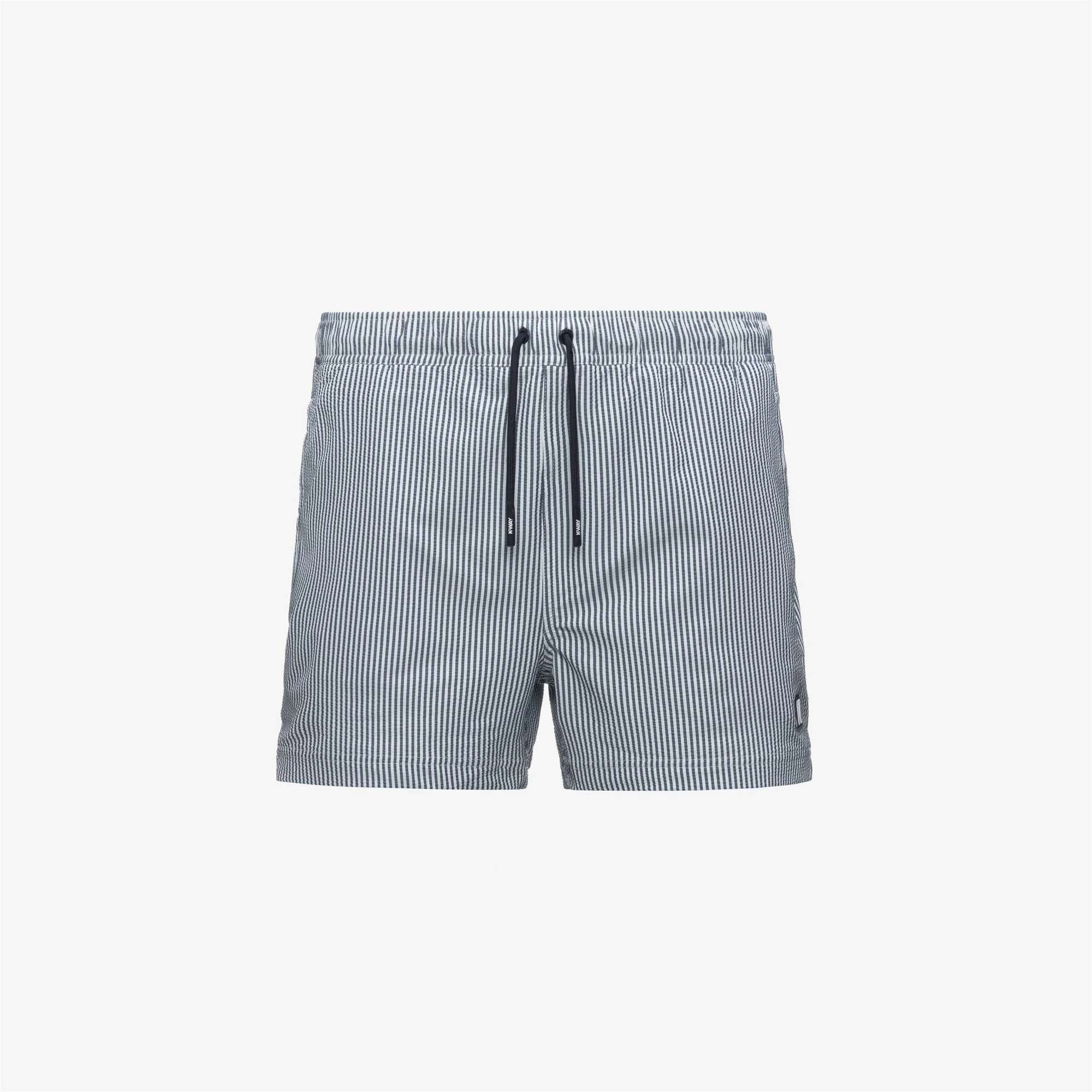 HAZEL MID STRIPES BEACH - Bathing Suits - Swimming Trunks - Man - WHITE-BLUE DEPTH