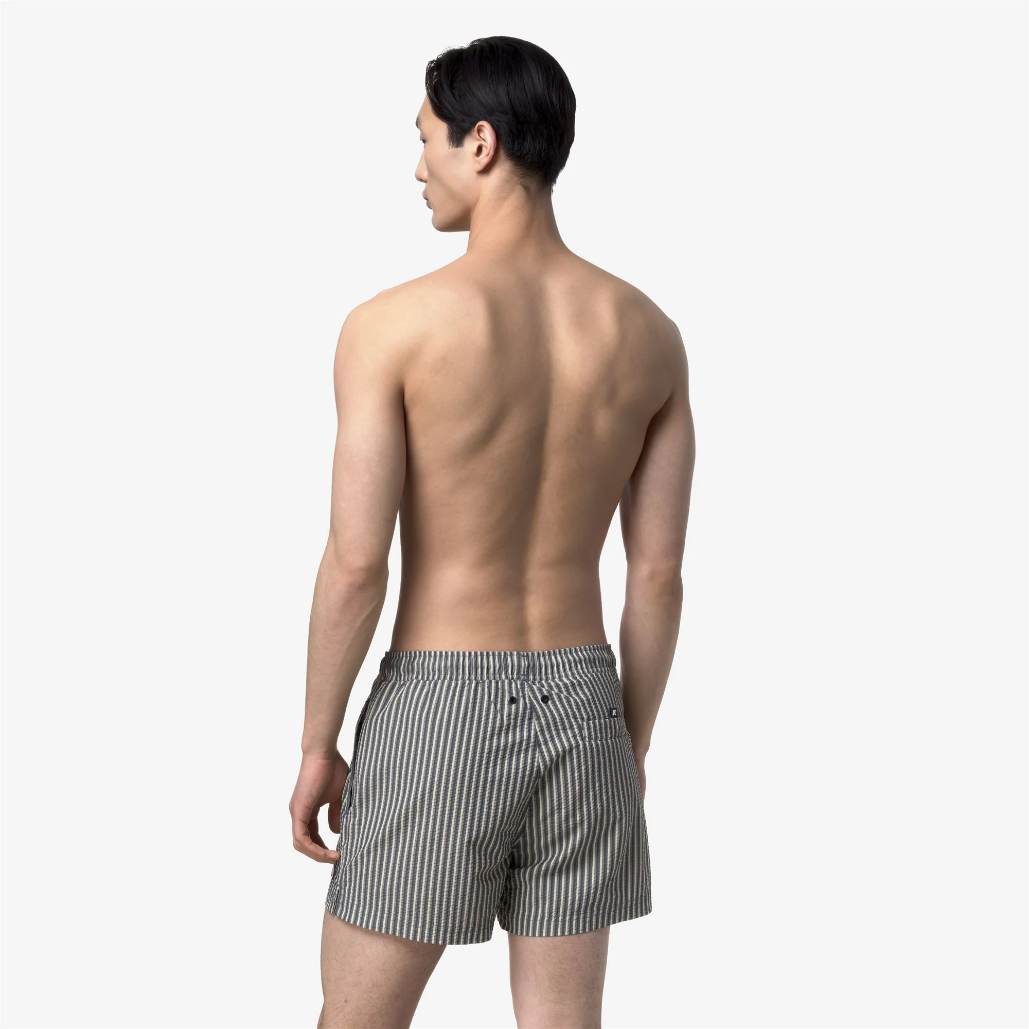 HAZEL MULTISTRIPES BEACH - Bathing Suits - Swimming Trunks - Man - GREEN LICHEN-BEIGE LT-BLUE INSIGNIA-BLUE DEPTH - Image 5