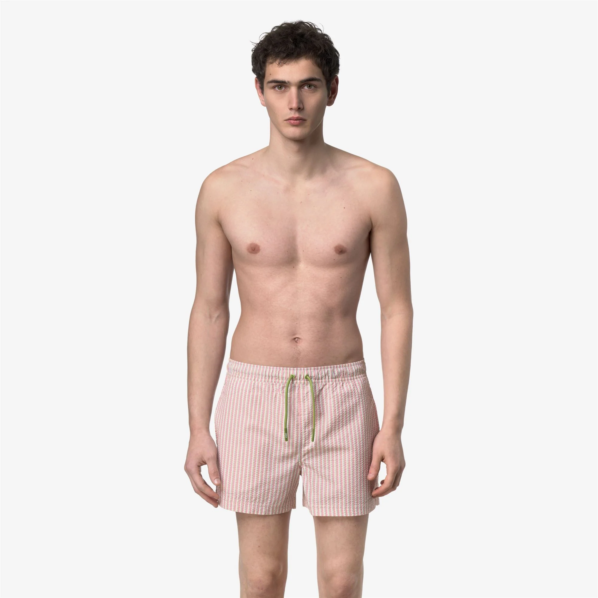 HAZEL MULTISTRIPES BEACH - Bathing Suits - Swimming Trunks - Man - WHITE-PINK-VIOLET-GREEN - Image 3