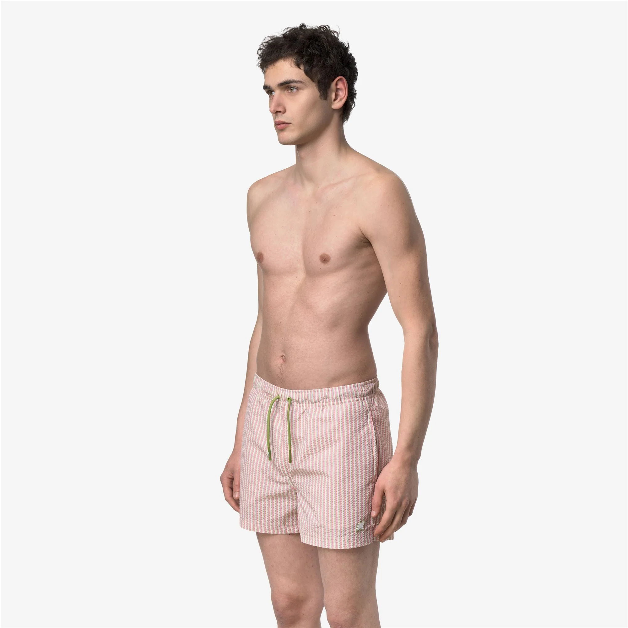 HAZEL MULTISTRIPES BEACH - Bathing Suits - Swimming Trunks - Man - WHITE-PINK-VIOLET-GREEN - Image 4