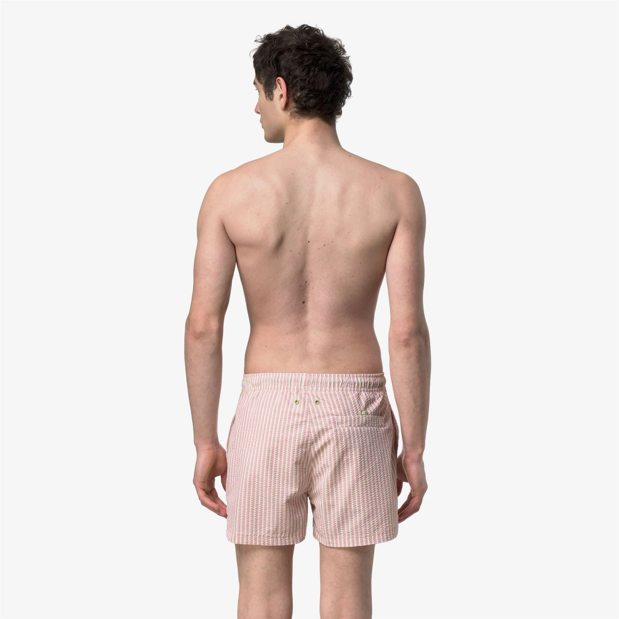 HAZEL MULTISTRIPES BEACH - Bathing Suits - Swimming Trunks - Man - WHITE-PINK-VIOLET-GREEN - Image 5