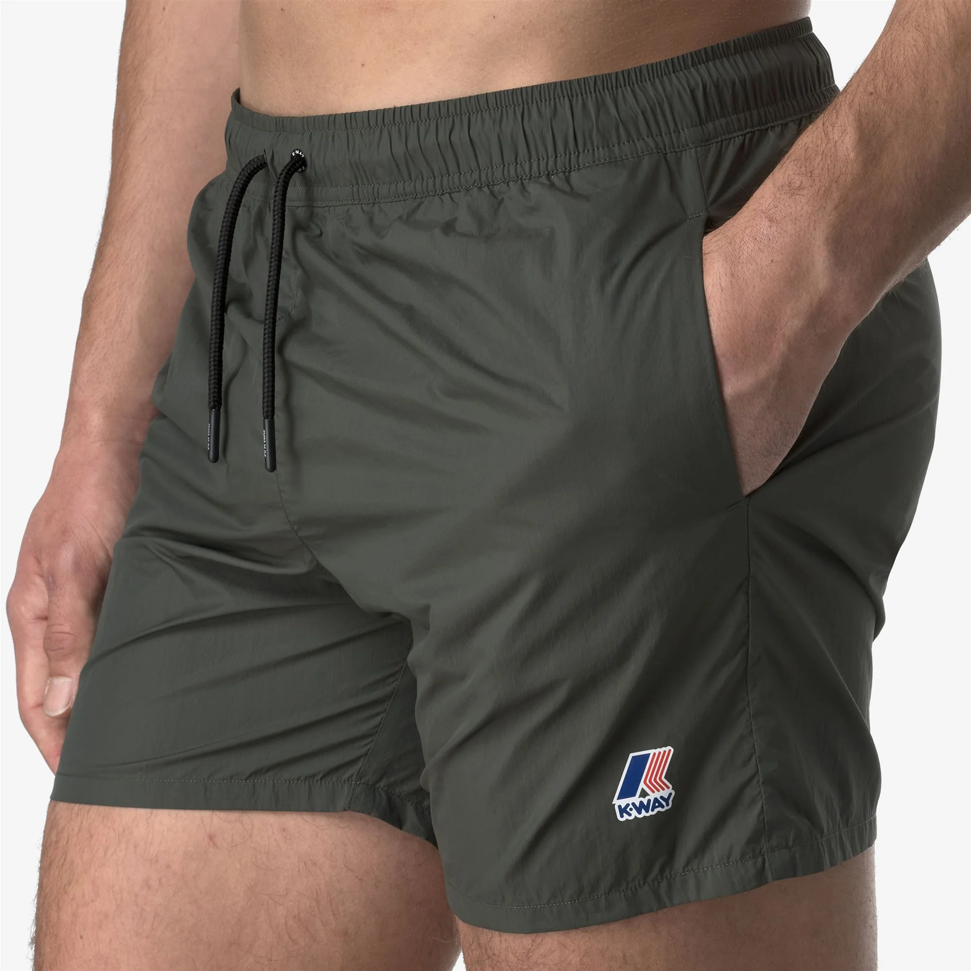 LE VRAI OLIVIER - Bathing Suits - Swimming Trunks - Man - GREEN BLACKISH - Image 3