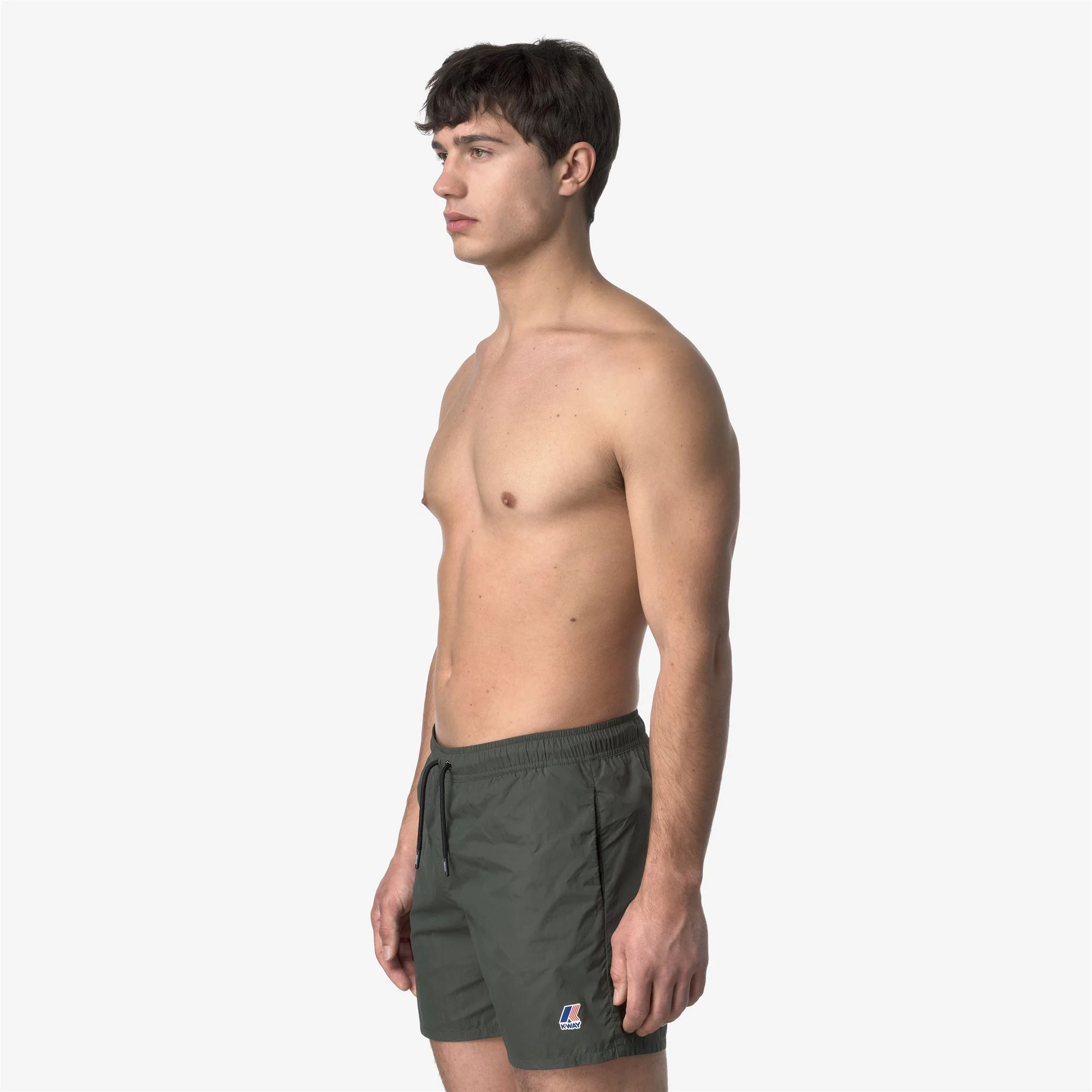 LE VRAI OLIVIER - Bathing Suits - Swimming Trunks - Man - GREEN BLACKISH - Image 5