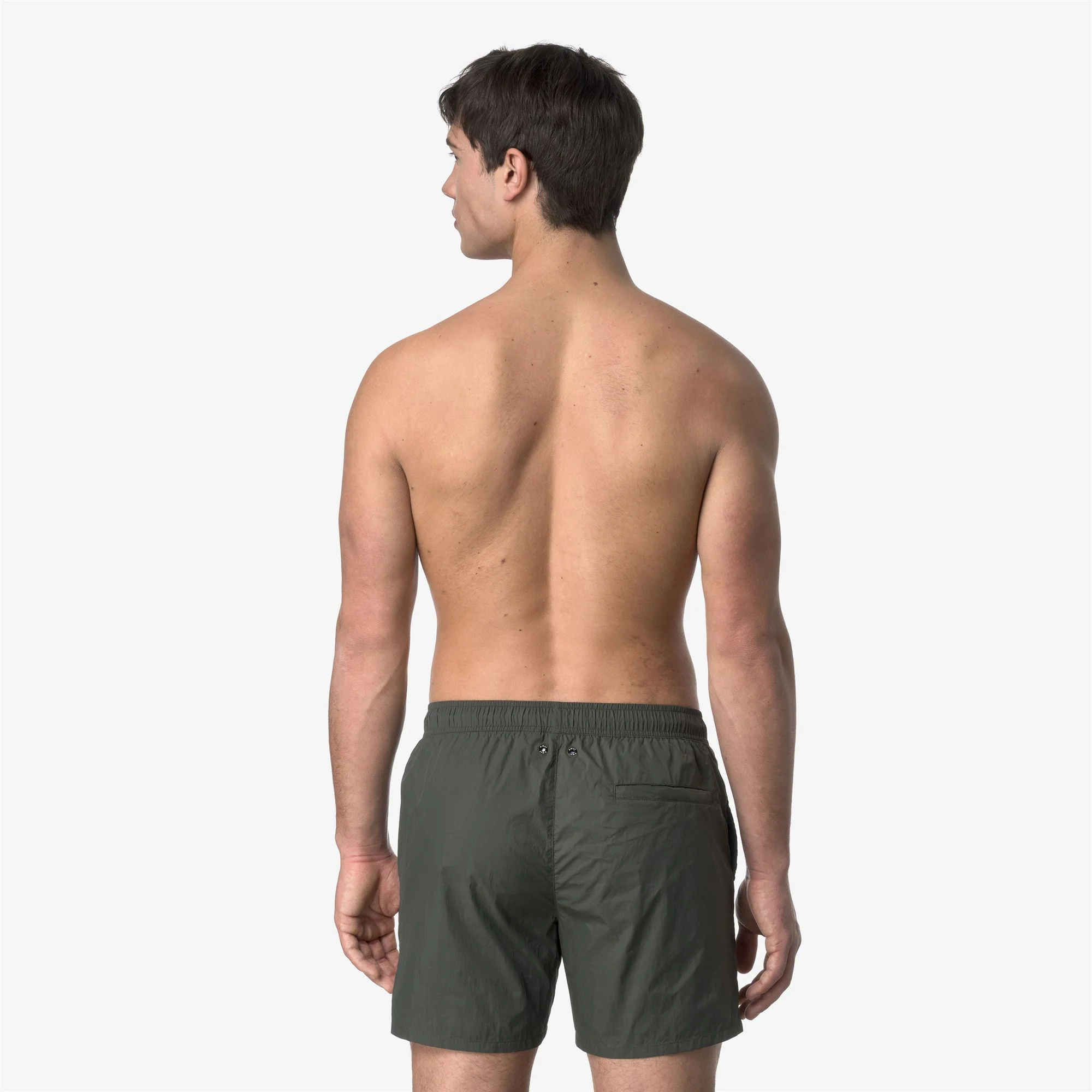 LE VRAI OLIVIER - Bathing Suits - Swimming Trunks - Man - GREEN BLACKISH - Image 6