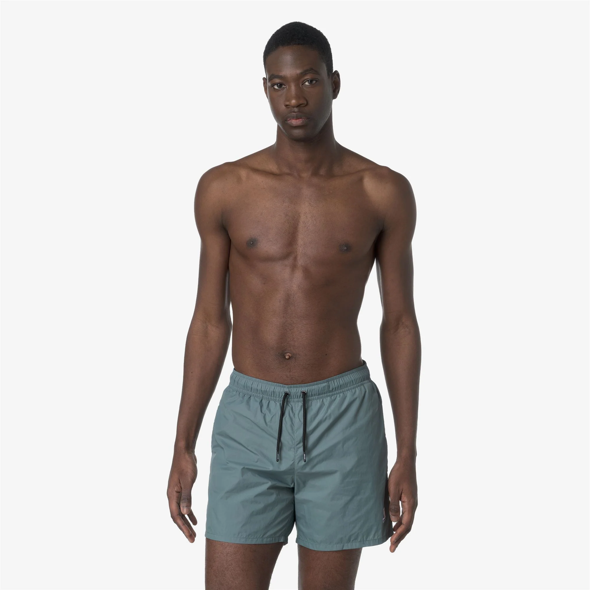 LE VRAI OLIVIER - Bathing Suits - Swimming Trunks - Man - GREEN IRON - Image 4