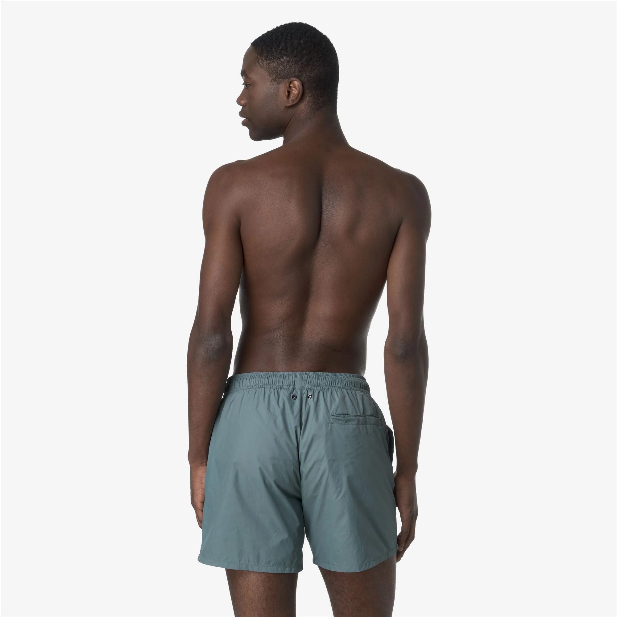LE VRAI OLIVIER - Bathing Suits - Swimming Trunks - Man - GREEN IRON - Image 6