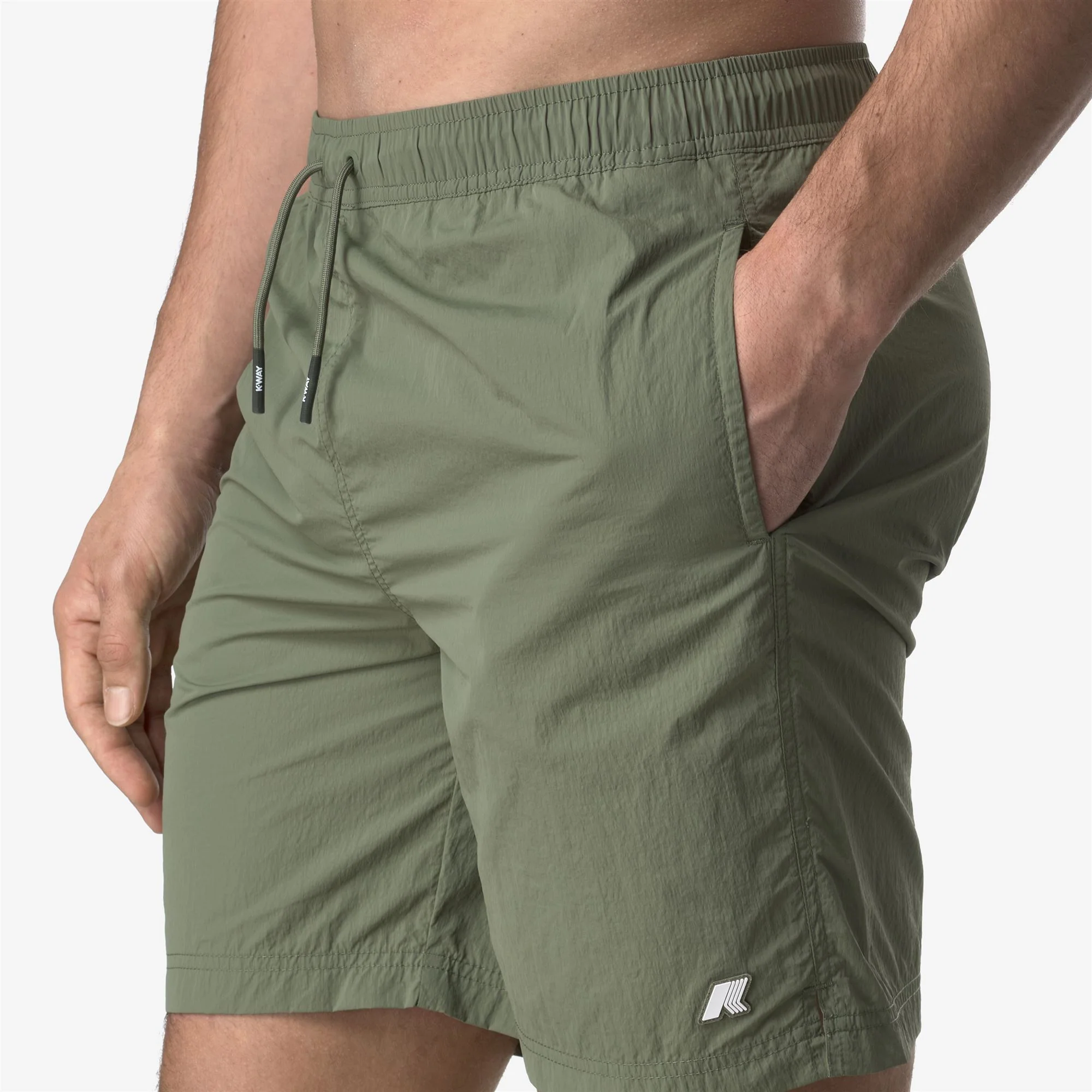 LENON BEACH - Bathing Suits - Swimming Trunks - Man - GREEN LICHEN - Image 2