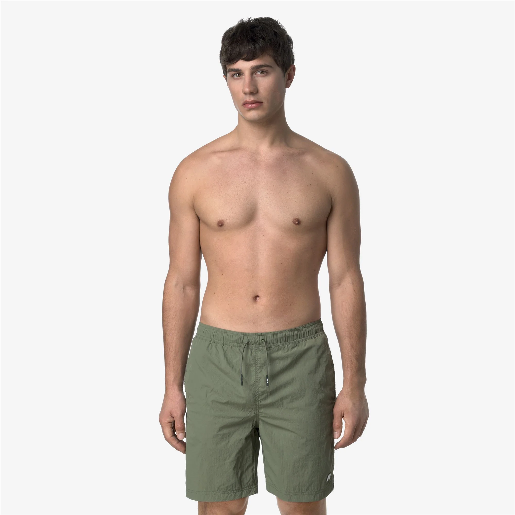 LENON BEACH - Bathing Suits - Swimming Trunks - Man - GREEN LICHEN - Image 3