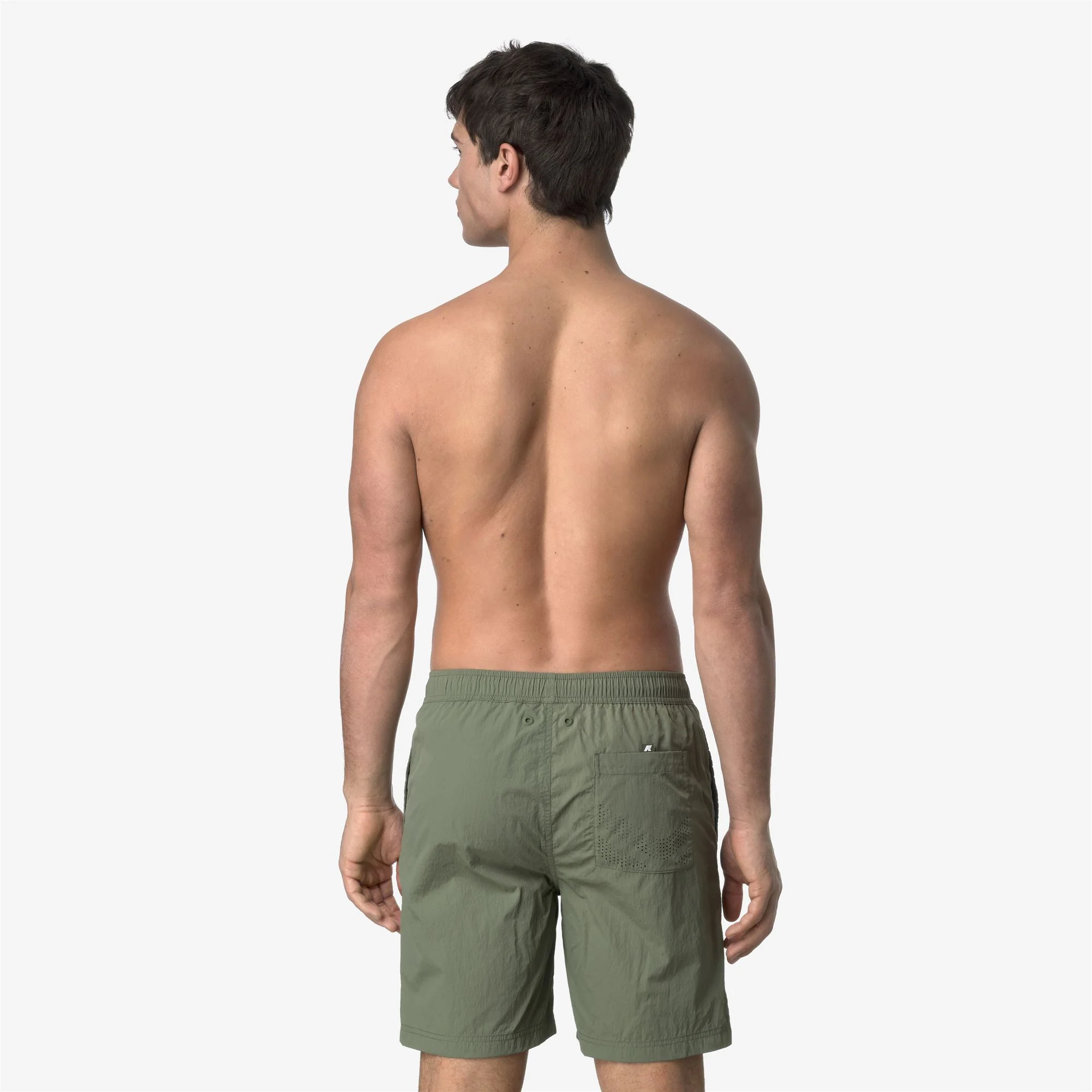 LENON BEACH - Bathing Suits - Swimming Trunks - Man - GREEN LICHEN - Image 5