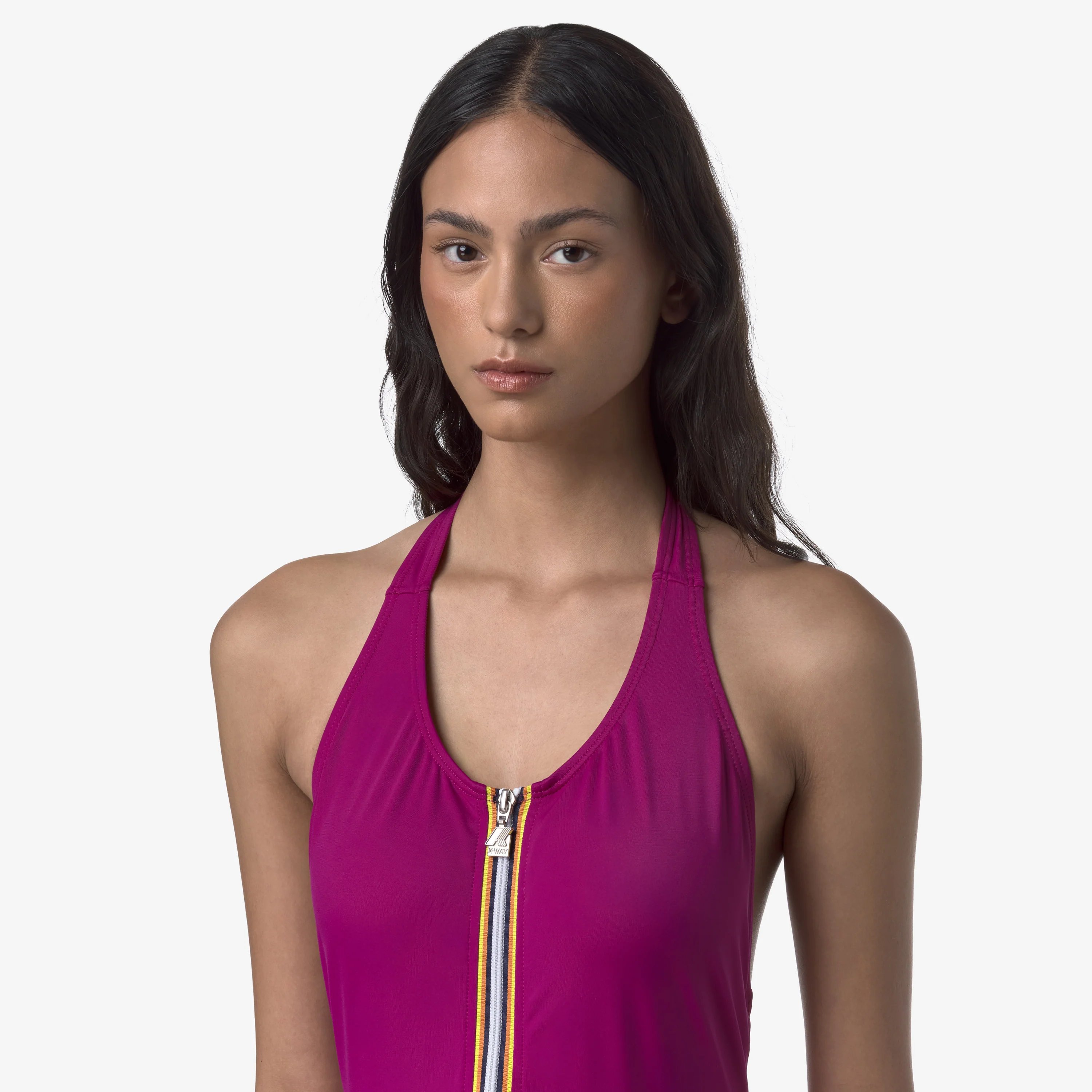 Sylvie Beach - Bathing Suits - Swimsuit - Woman - FUCHSIA RED BATON - Image 5