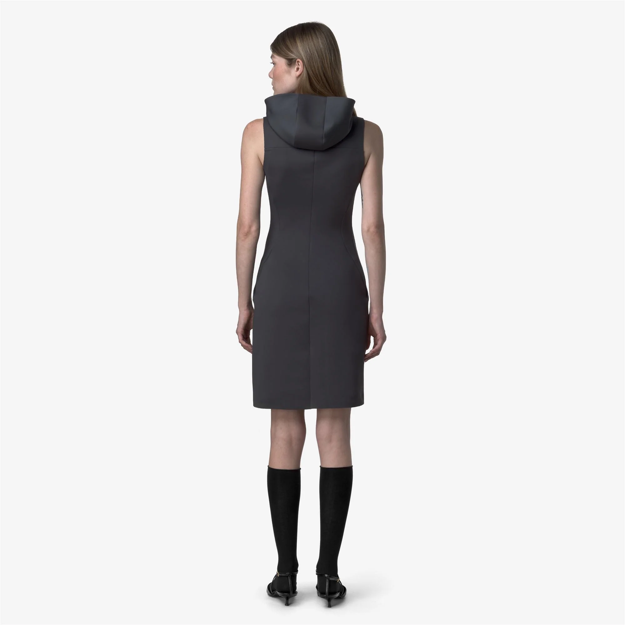 HOODRESS SCUBA - Dresses - Short - Woman - BLUE NIGHT - Image 5