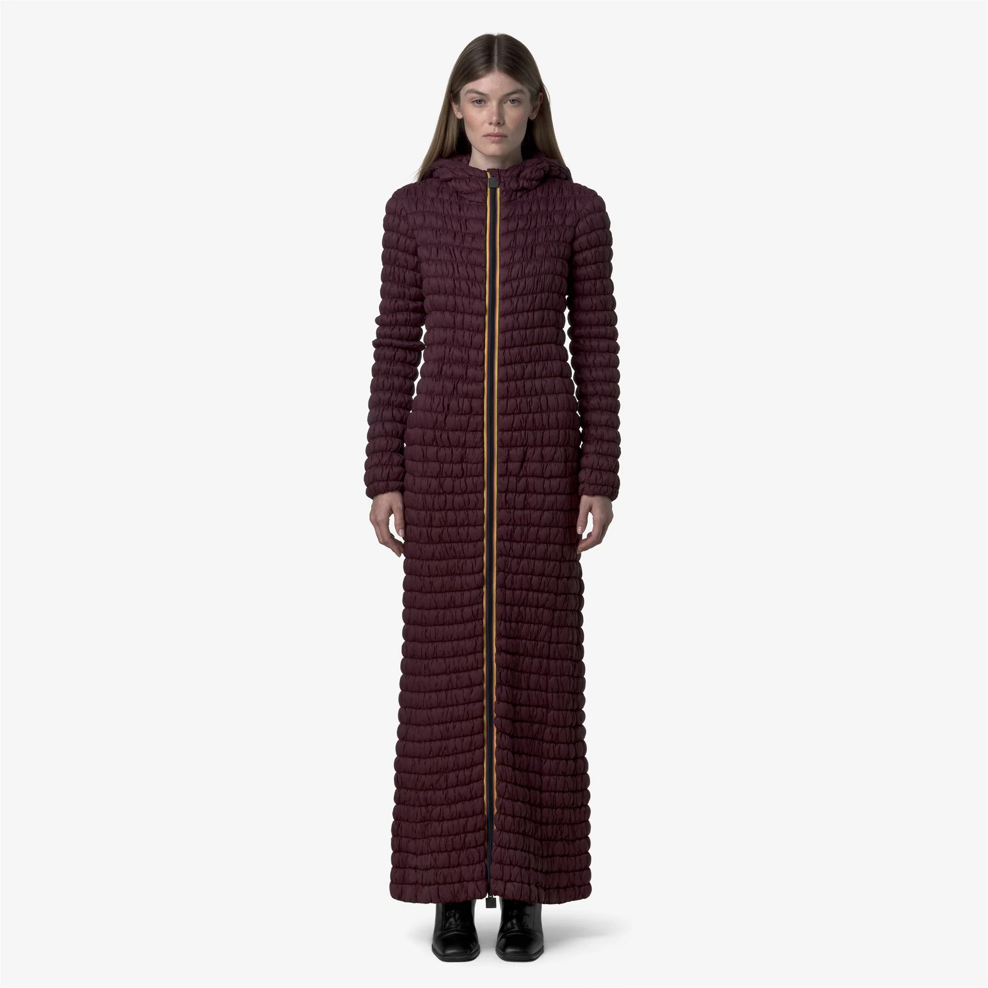 PRUDENCE TECH WARM - Dresses - Long - Woman - RED DK AMARANTO - Image 3