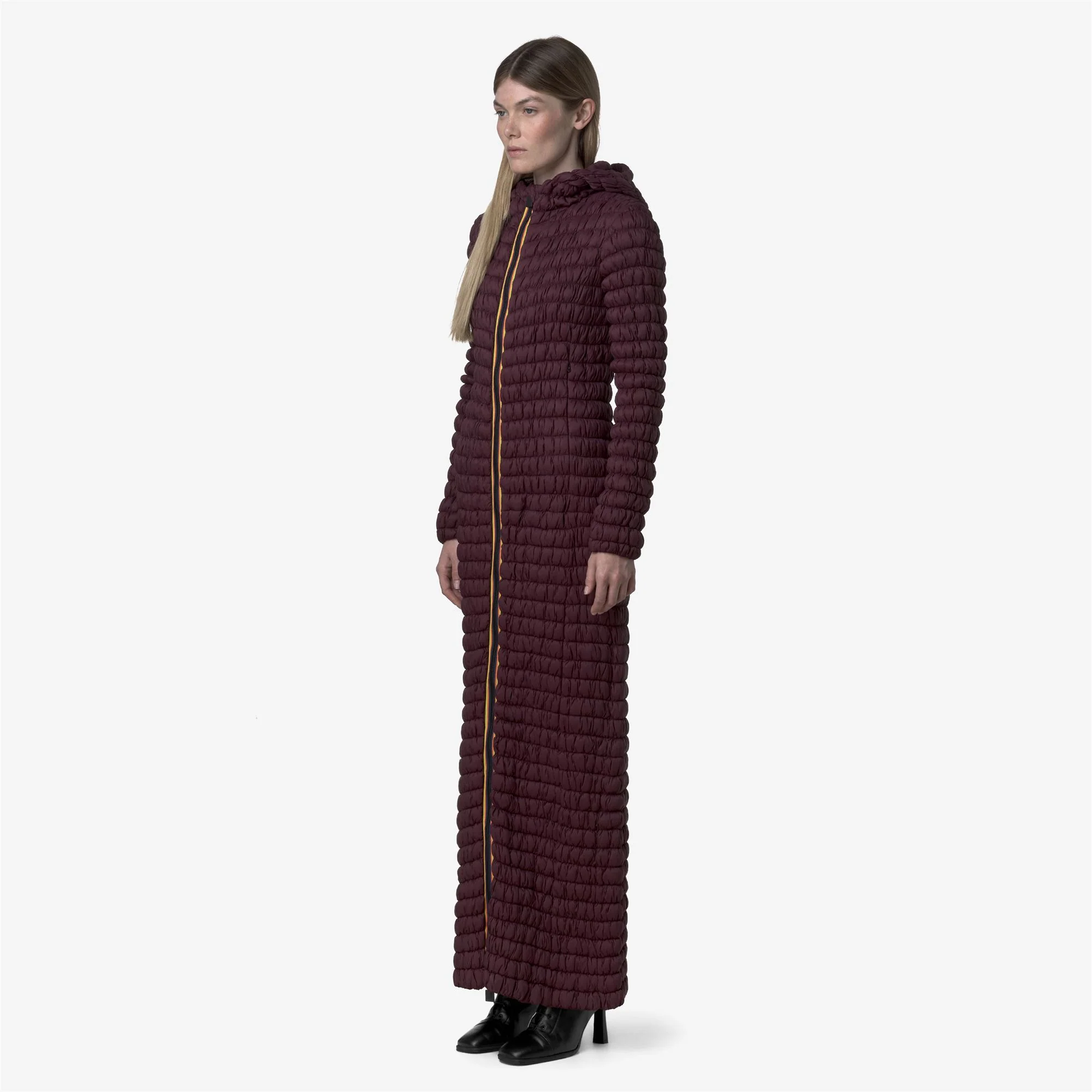 PRUDENCE TECH WARM - Dresses - Long - Woman - RED DK AMARANTO - Image 4