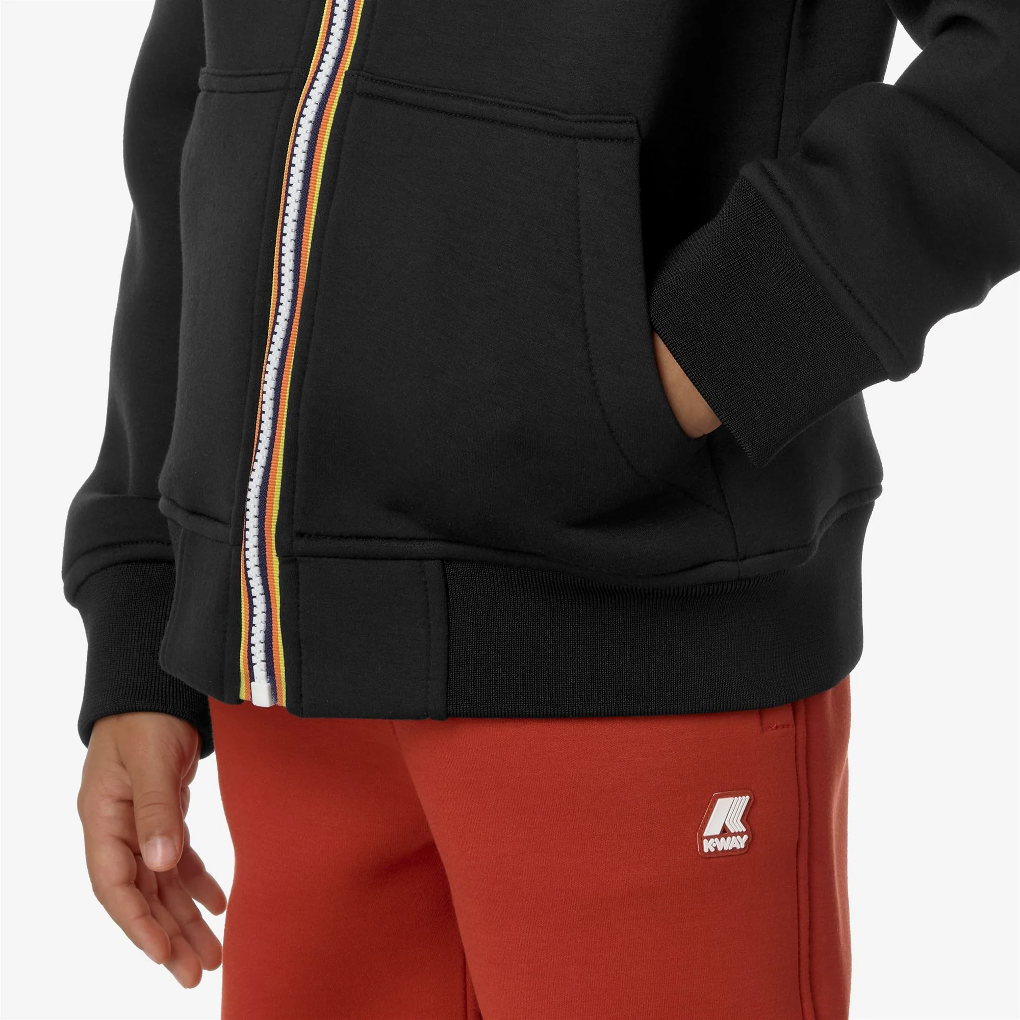 P. BERENGER SPACER - Fleece - Jacket - Boy - BLACK PURE - Image 2