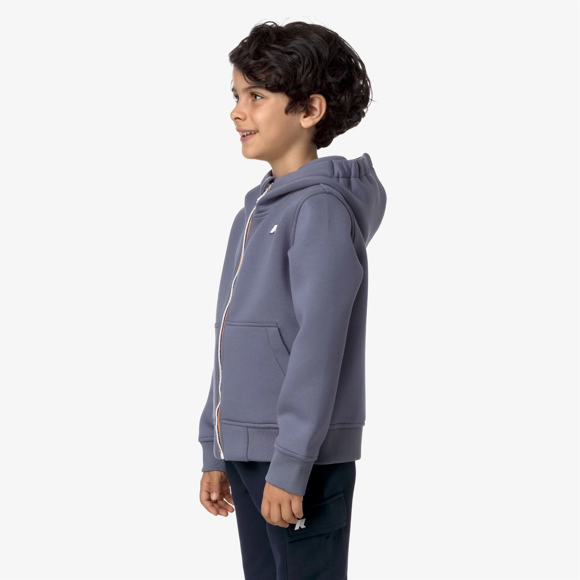 P. BERENGER SPACER - Fleece - Jacket - Boy - GREY BLUE AVIO - Image 4