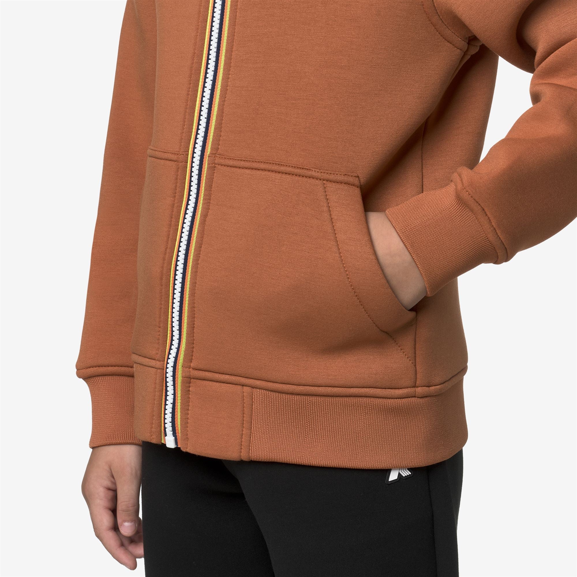 P. BERENGER SPACER - Fleece - Jacket - Boy - ORANGE ADOBE - Image 2