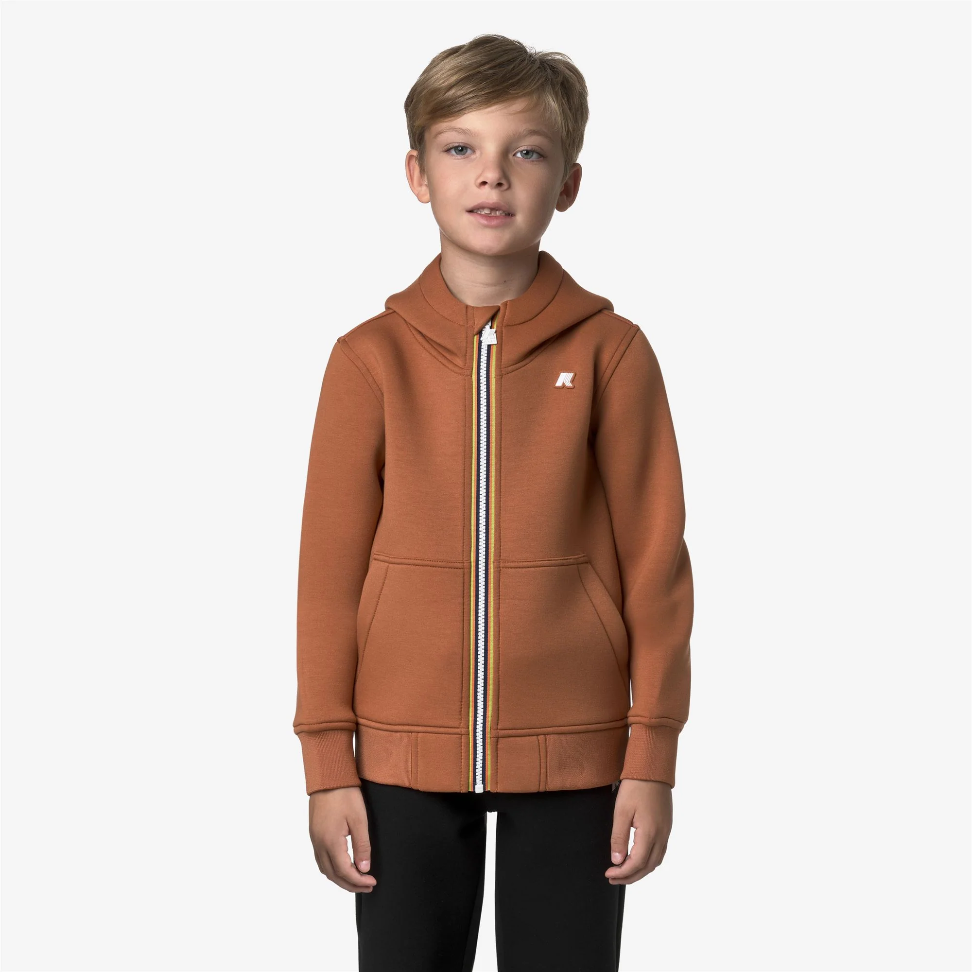 P. BERENGER SPACER - Fleece - Jacket - Boy - ORANGE ADOBE - Image 3