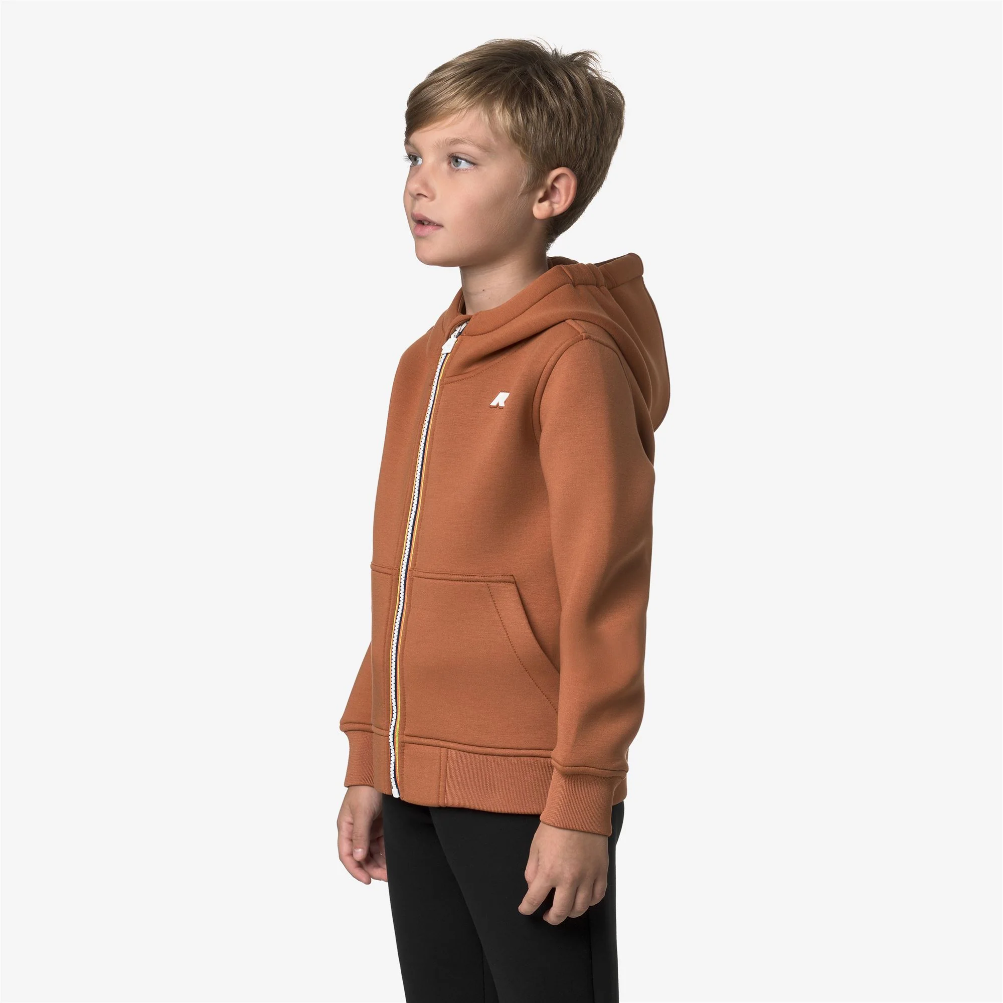 P. BERENGER SPACER - Fleece - Jacket - Boy - ORANGE ADOBE - Image 4