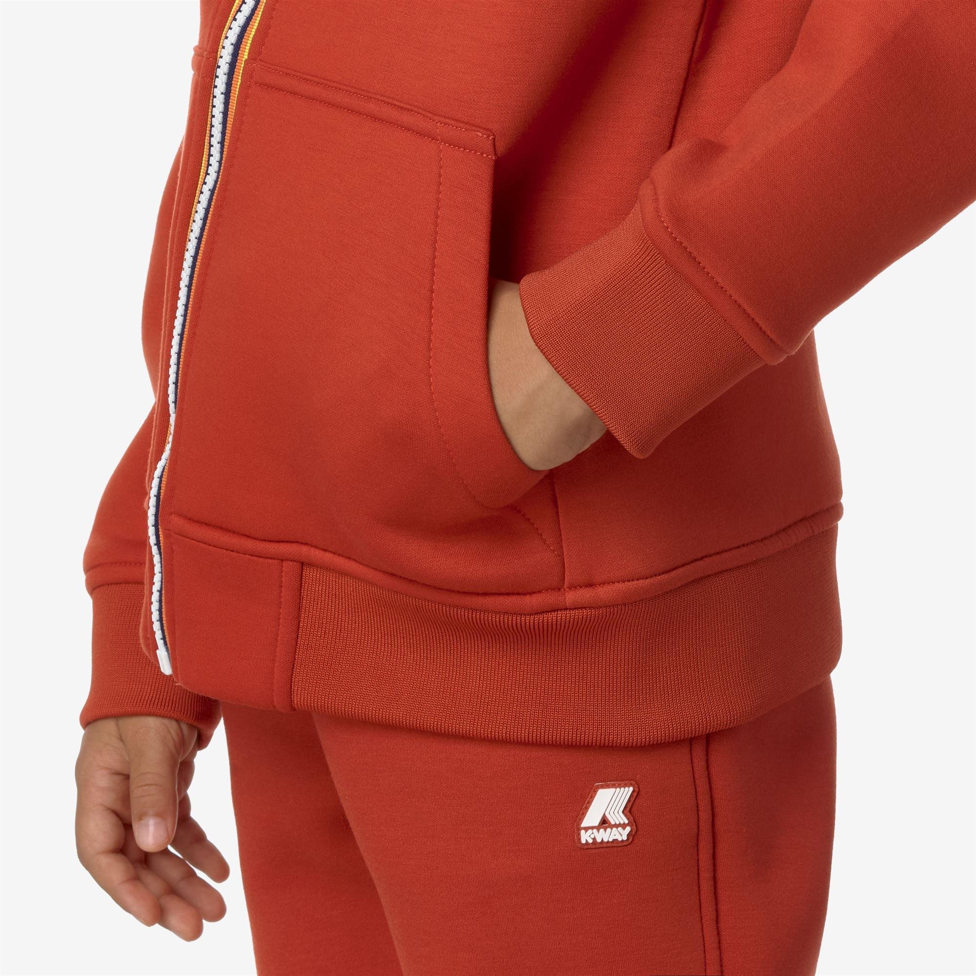 P. BERENGER SPACER - Fleece - Jacket - Boy - RED POMPEIAN - Image 2