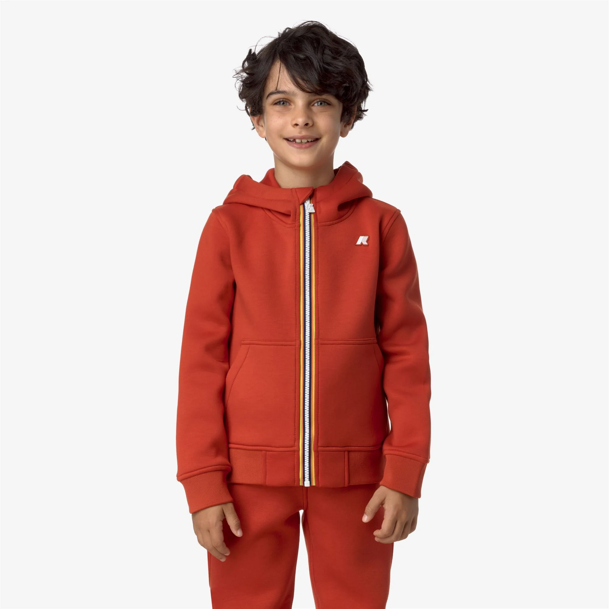 P. BERENGER SPACER - Fleece - Jacket - Boy - RED POMPEIAN - Image 3