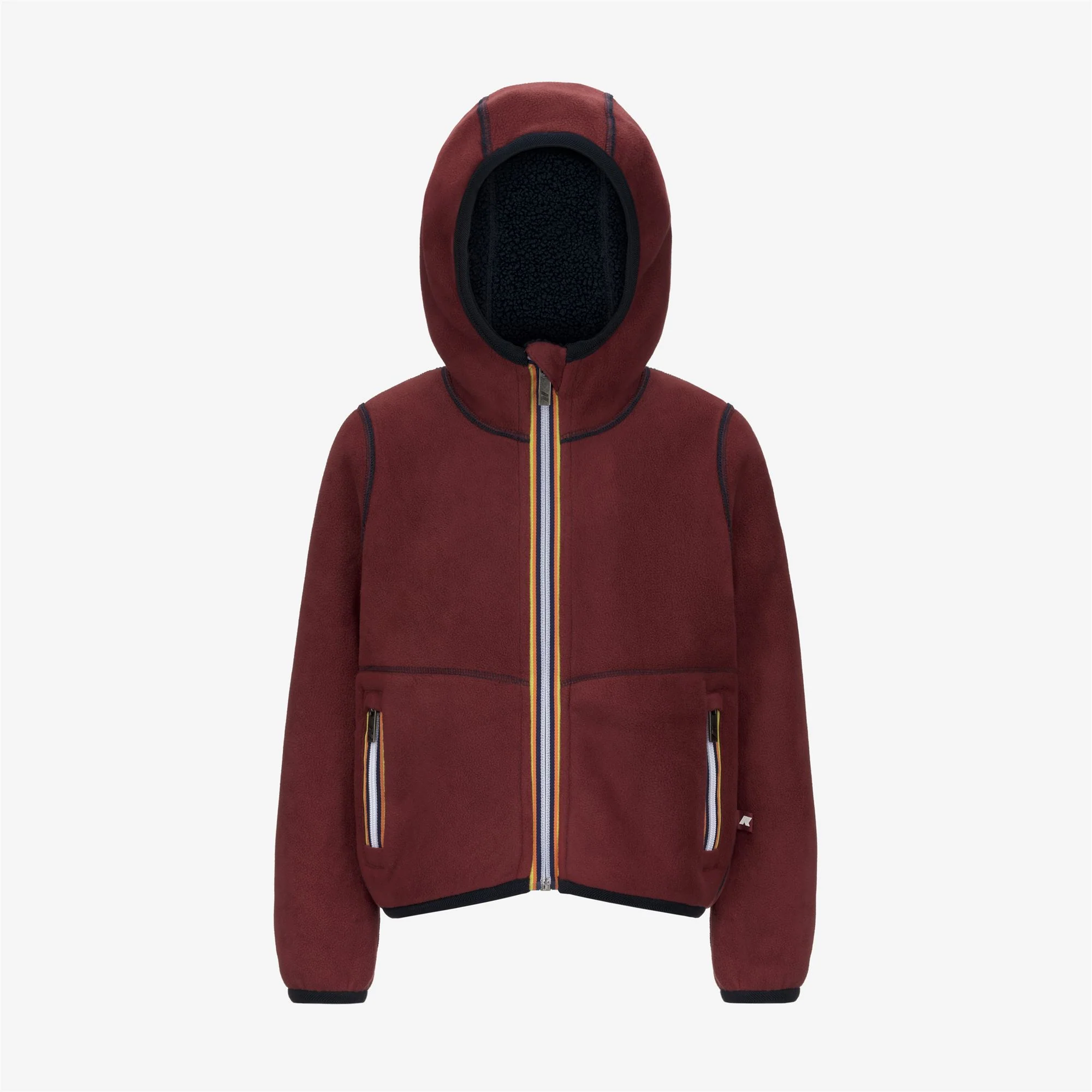 P. JACK SHERPA POLAR REVERSIBLE - Fleece - Hoodie Full Zip - Boy - BLUE DEPTH-RED SYRAH - Image 2