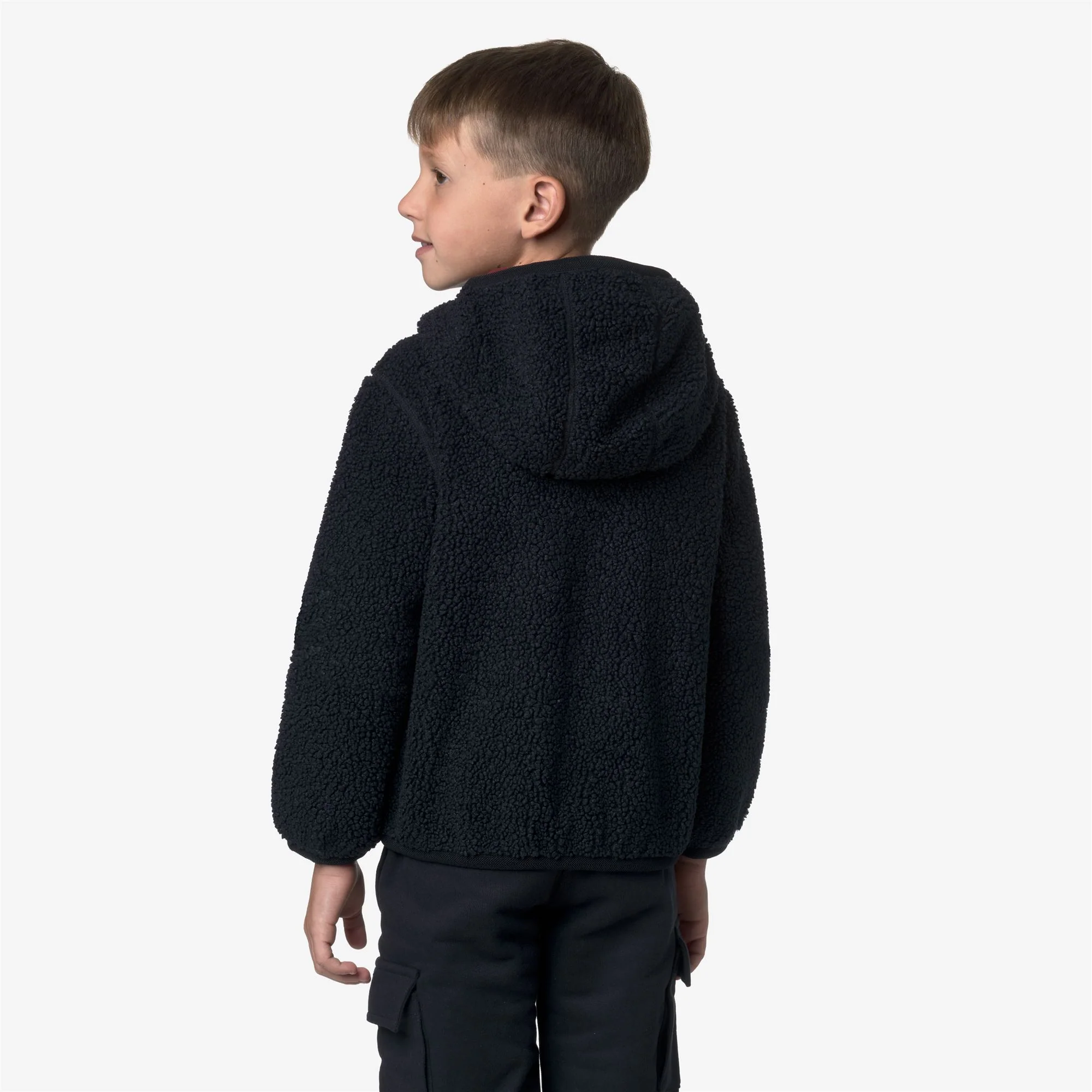 P. JACK SHERPA POLAR REVERSIBLE - Fleece - Hoodie Full Zip - Boy - BLUE DEPTH-RED SYRAH - Image 6