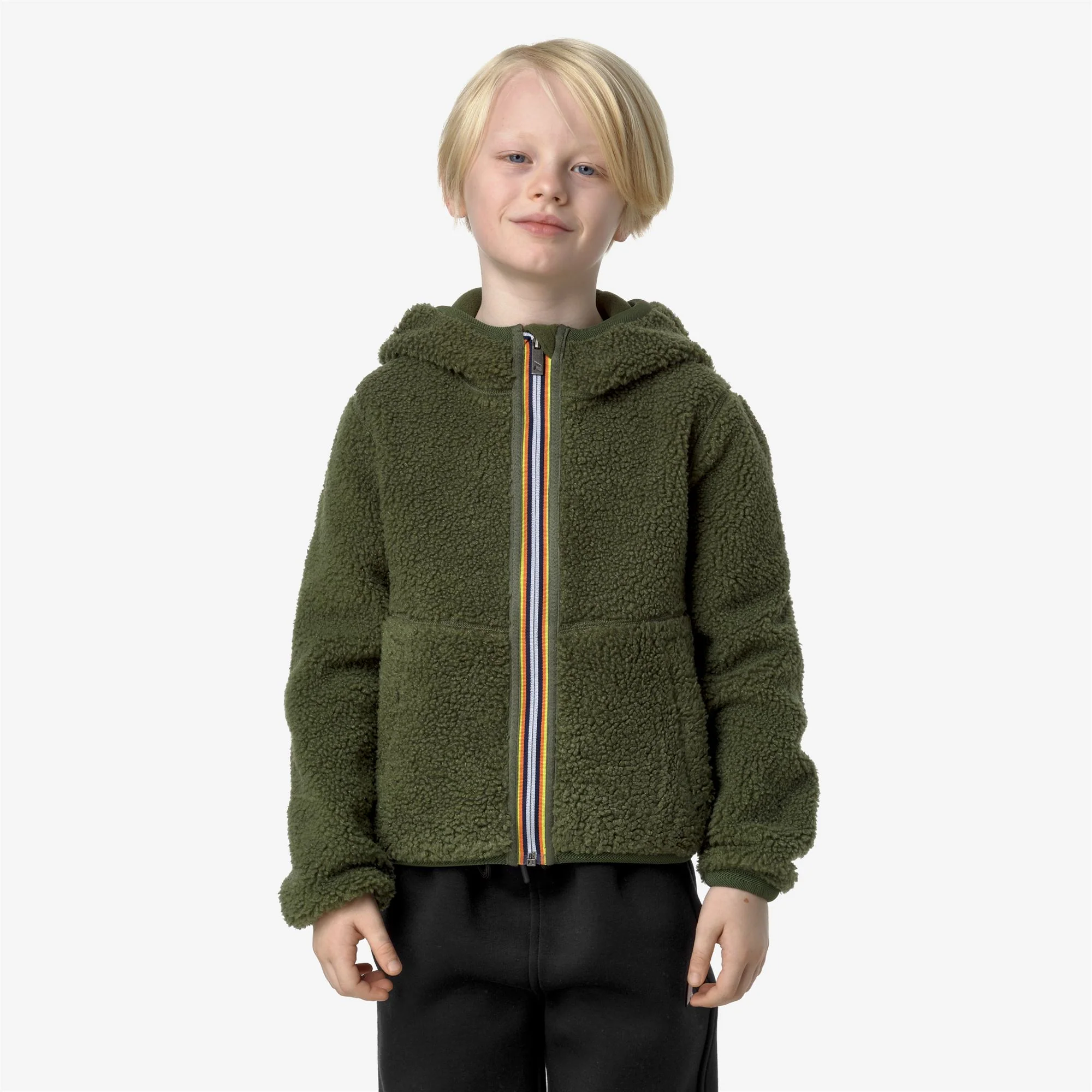 P. JACK SHERPA POLAR REVERSIBLE - Fleece - Jacket - Boy - GREEN C-GREEN C - Image 3